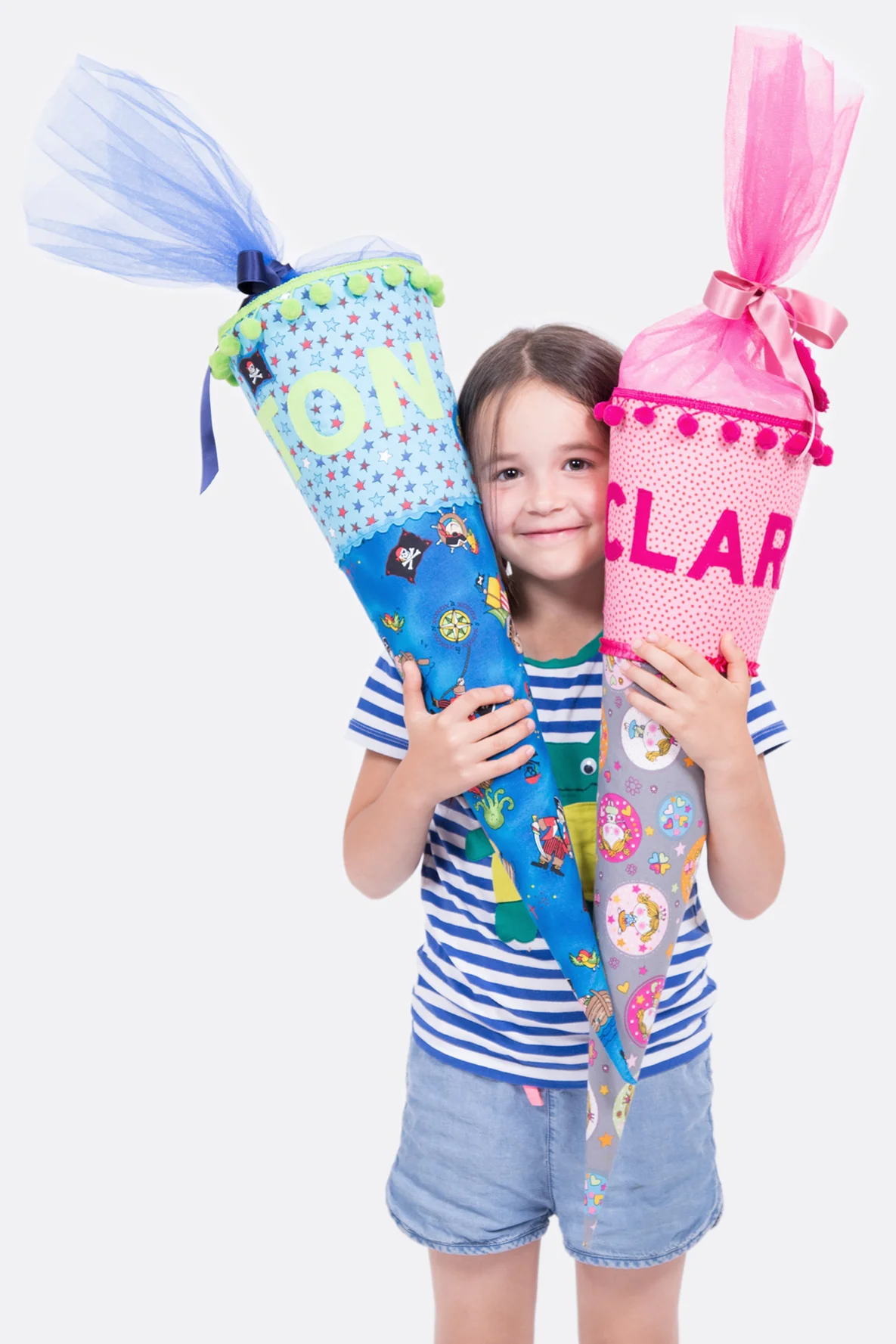 Schnittmuster Freebie Schultüte Jungen Mädchen nähen