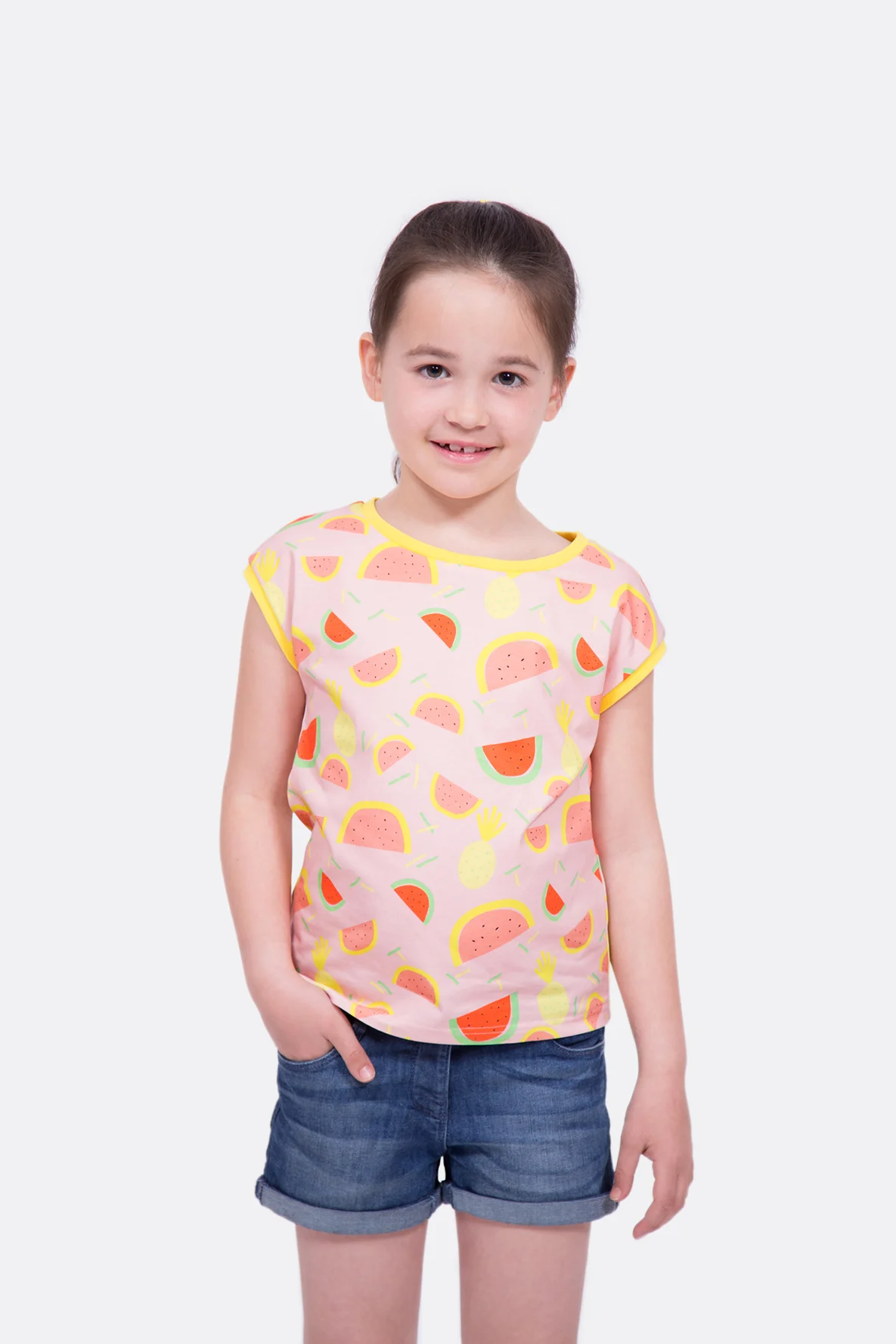 Schnittmuster Kindershirt Muster Bündchen nähen