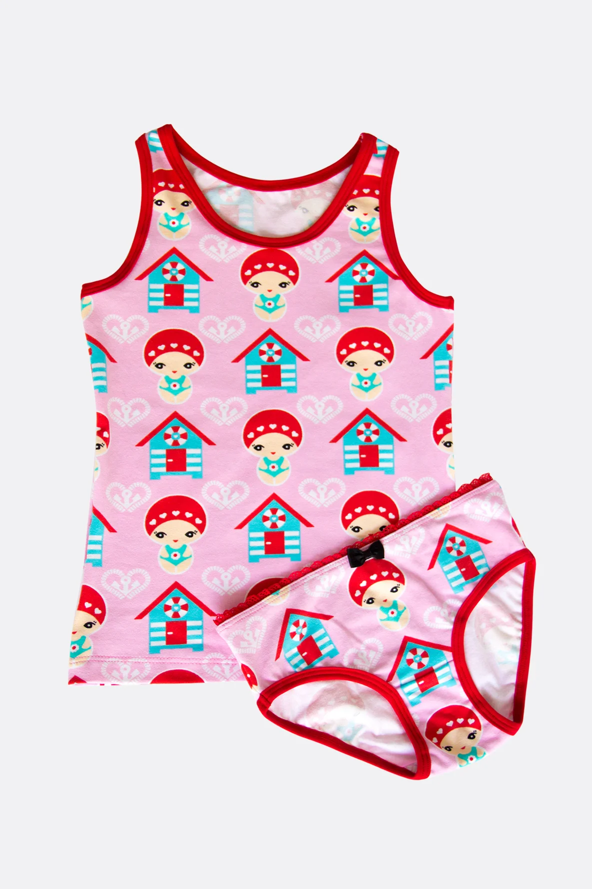 Schnittmuster Mädchen Unterwäsche Set Nähanleitung