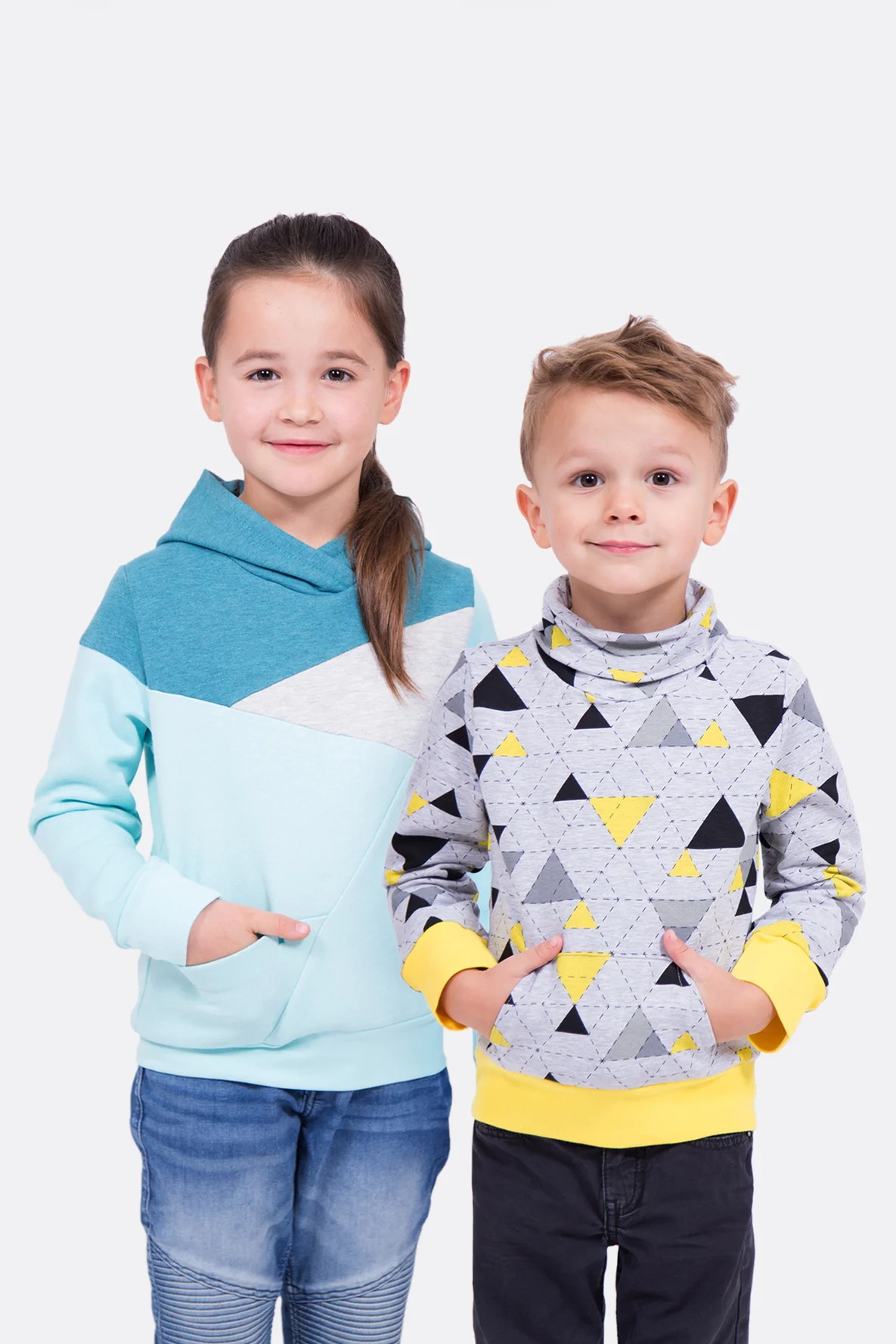 Schnittmuster Pullover Hoodie Jungen Mädchen nähen