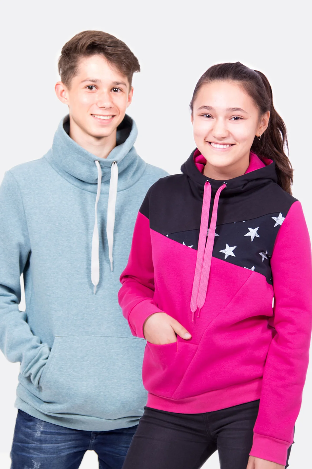 Schnittmuster Teenie Hoodie Kapuzenpullover nähen