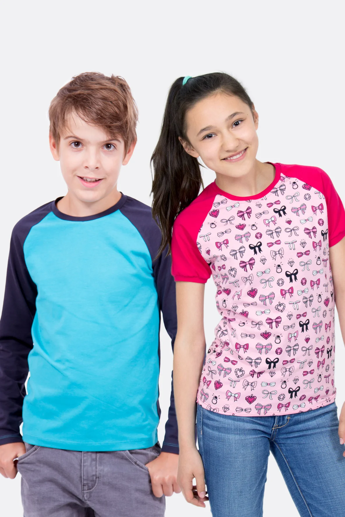 Schnittmuster Teenie Raglanshirt Jungen Mädchen nähen