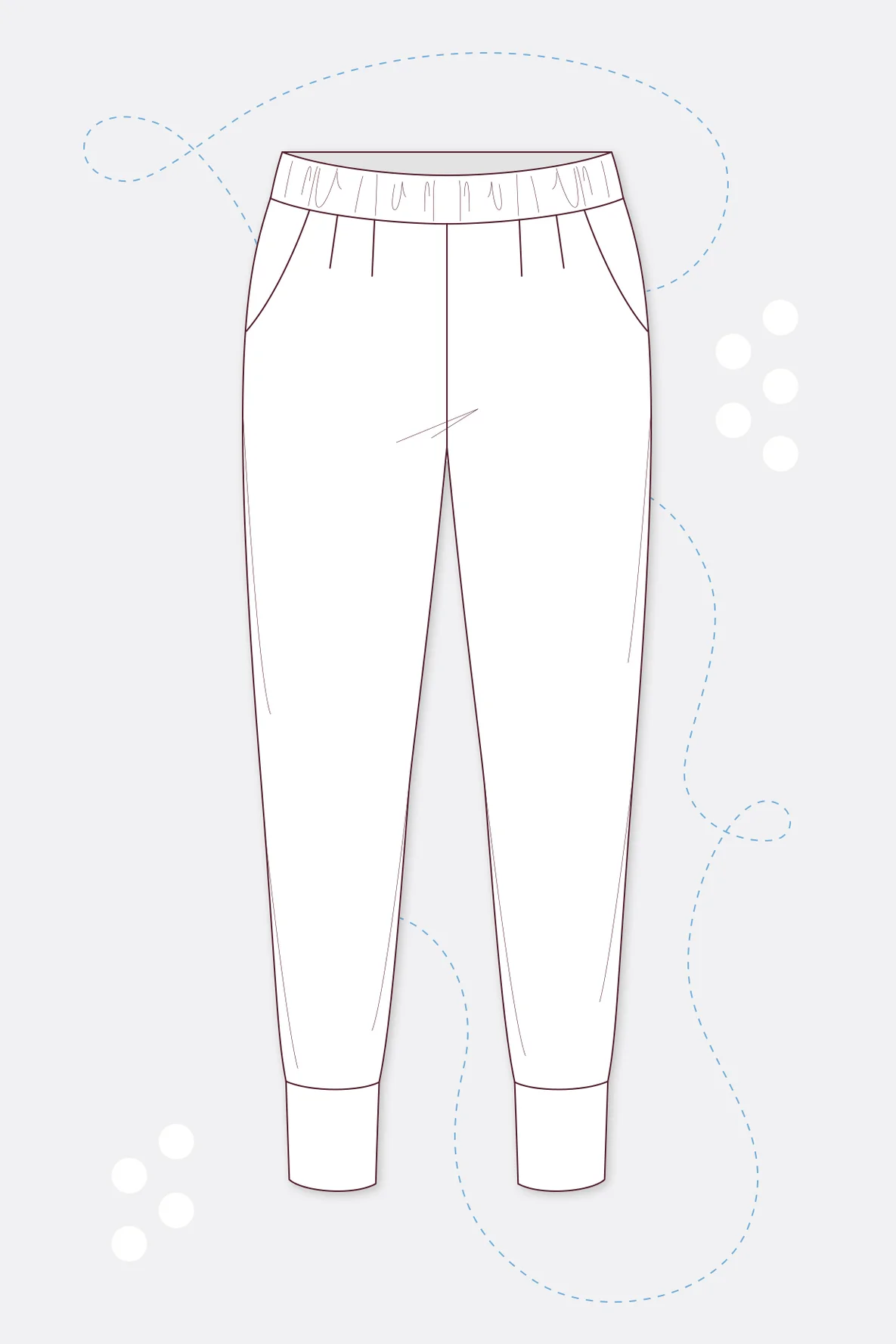 Schnittmuster Damen Sweatpants naehen