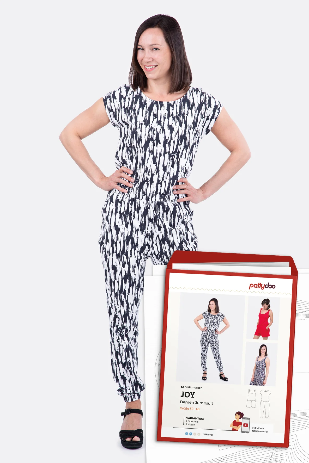 Papierschnittmuster Joy Jumpsuit selber naehen