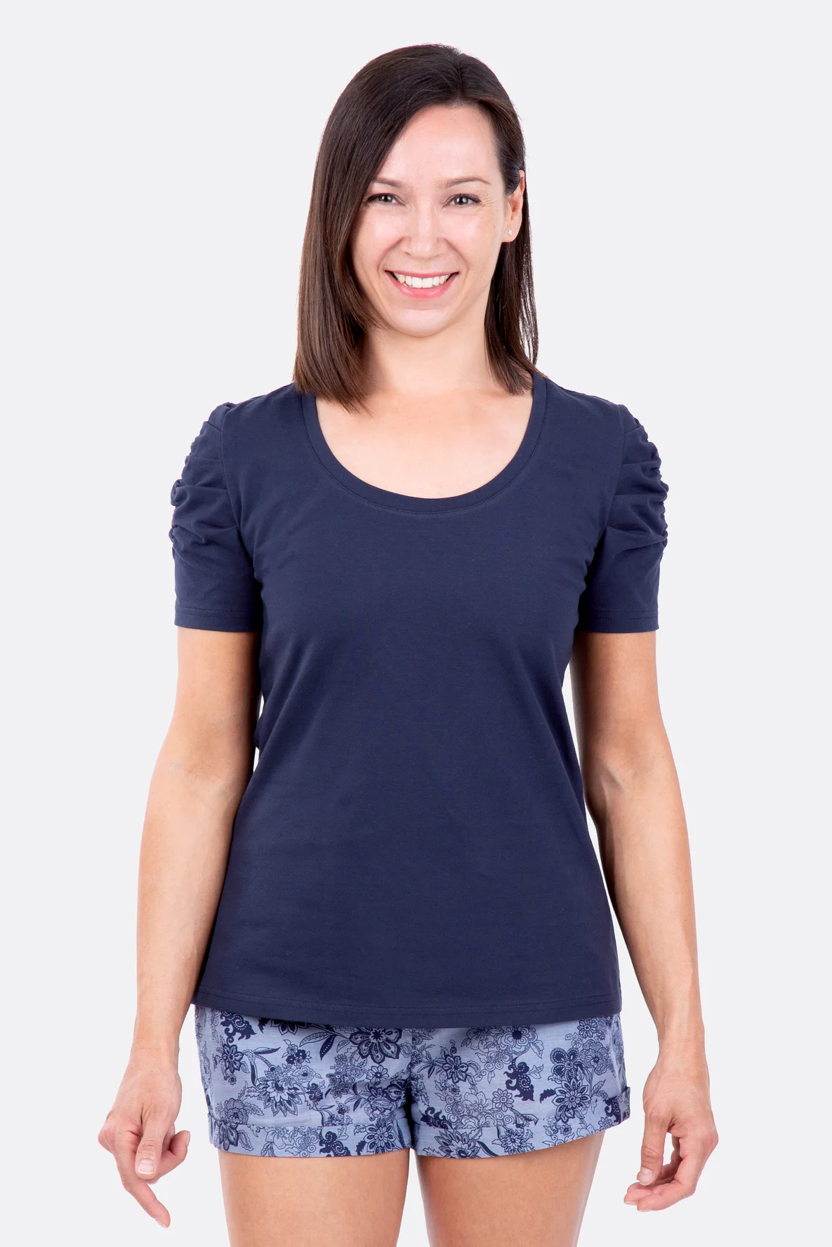 Schnittmuster Erweiterung Freebie Ärmel Raffung selbst nähen