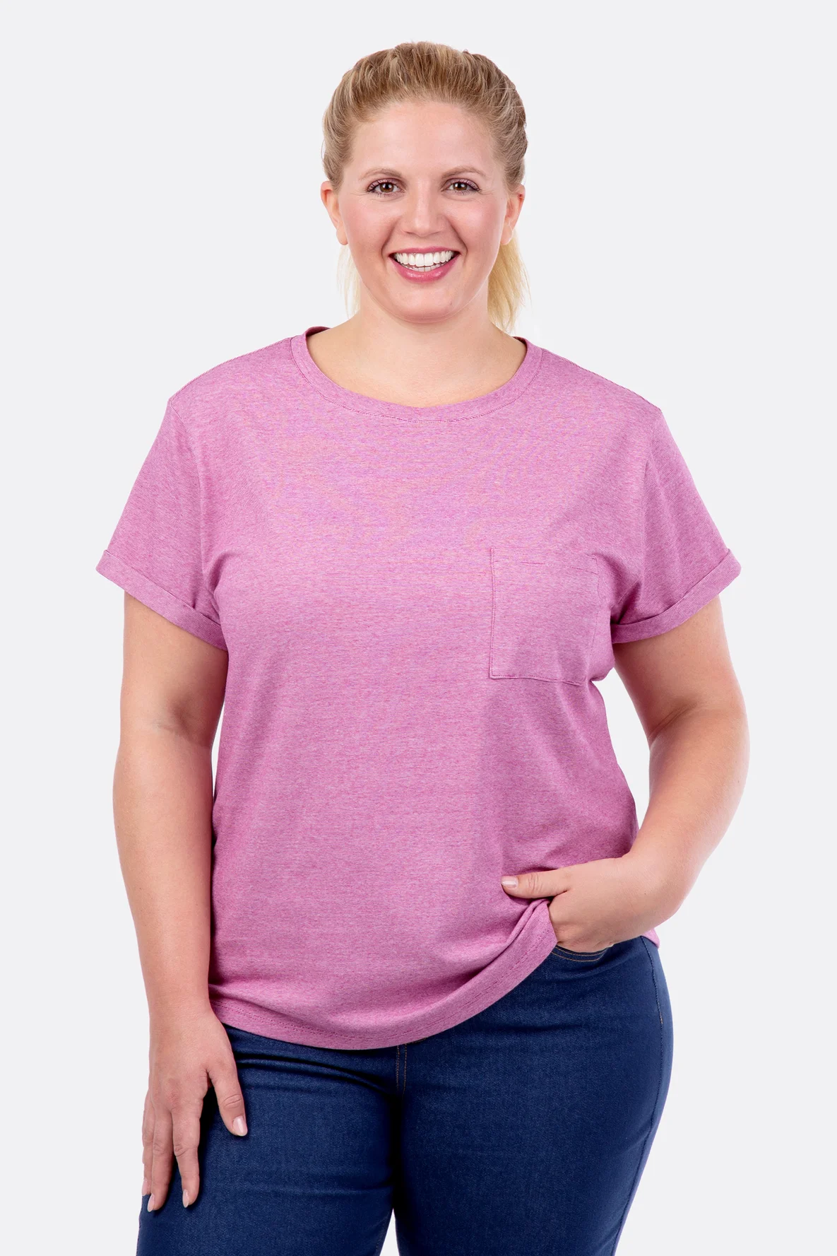Schnittmuster Frauen Basic Shirt große Größen nähen