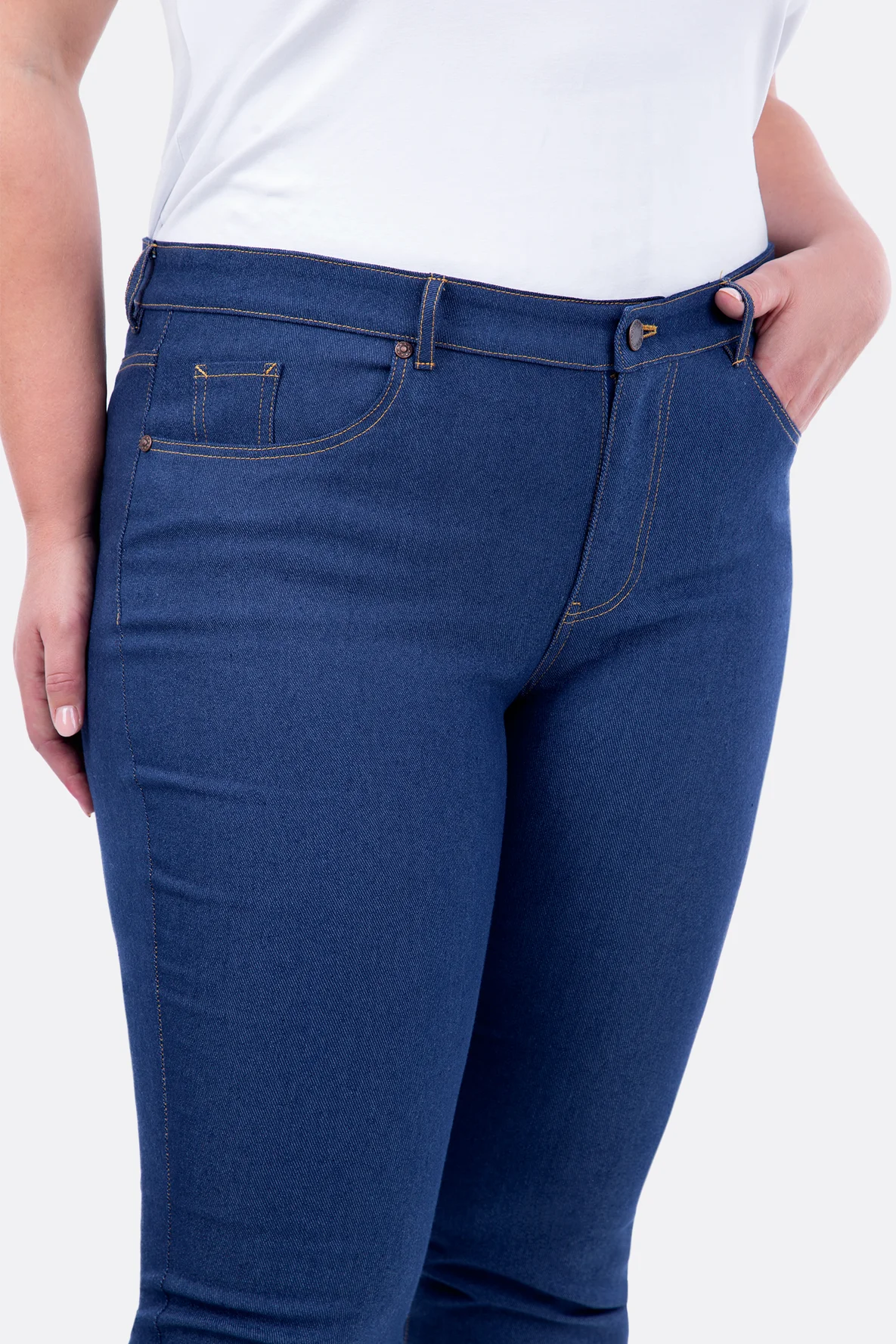 Nähanleitung Jeans mit Taschen Münzfach Bund selbst nähen