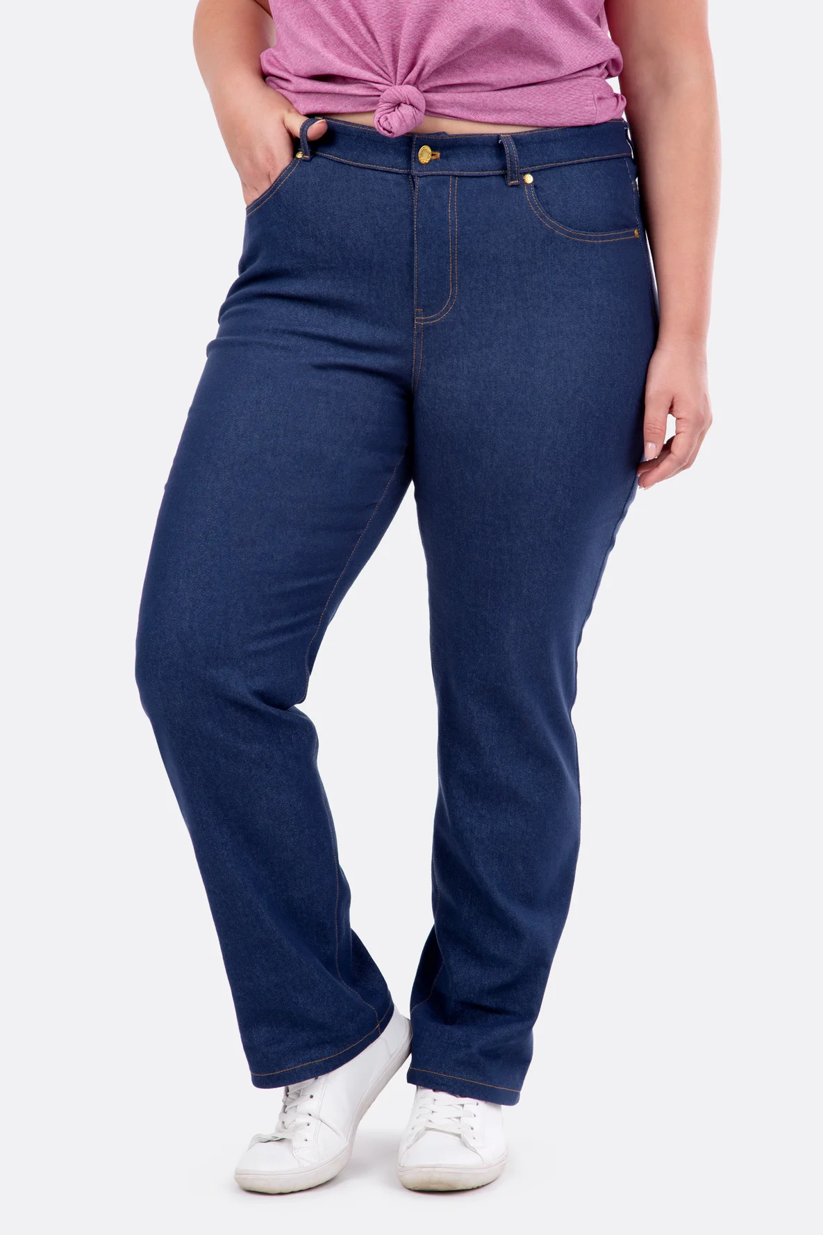 Schnittmuster Five Pocket Jeans high waist straight leg selbst nähen