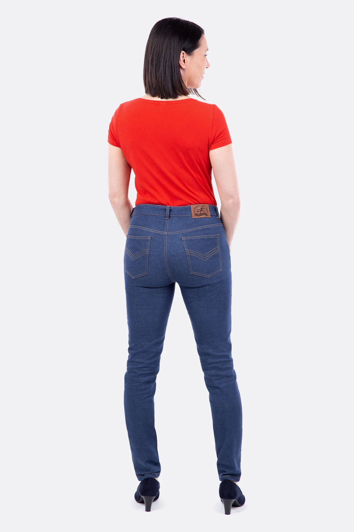 Schnittmuster Jeans für Stretch Denim schmal geschnitten selbernähen
