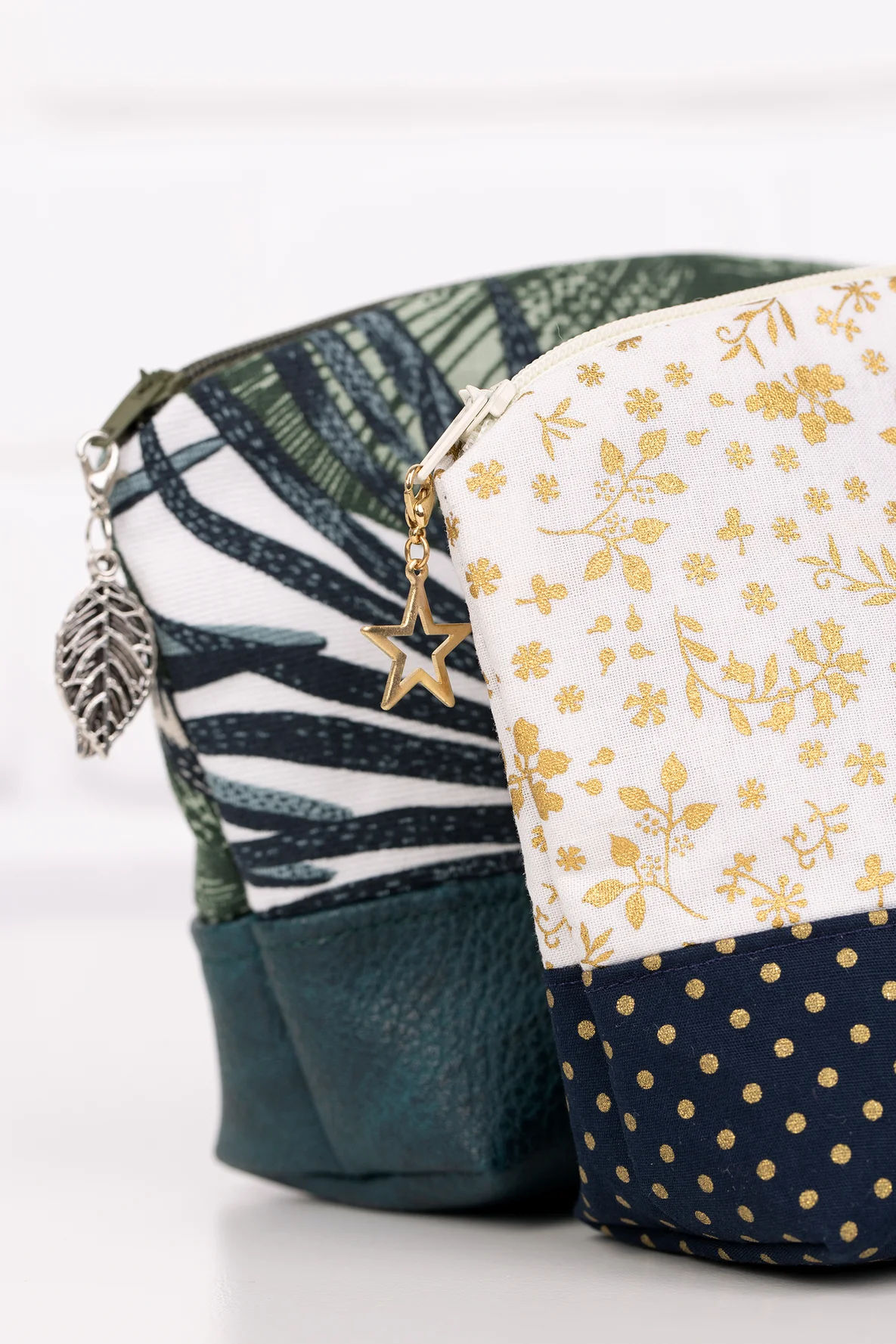 Nähanleitung Kosmetiktasche Reißverschluss Detail DIY