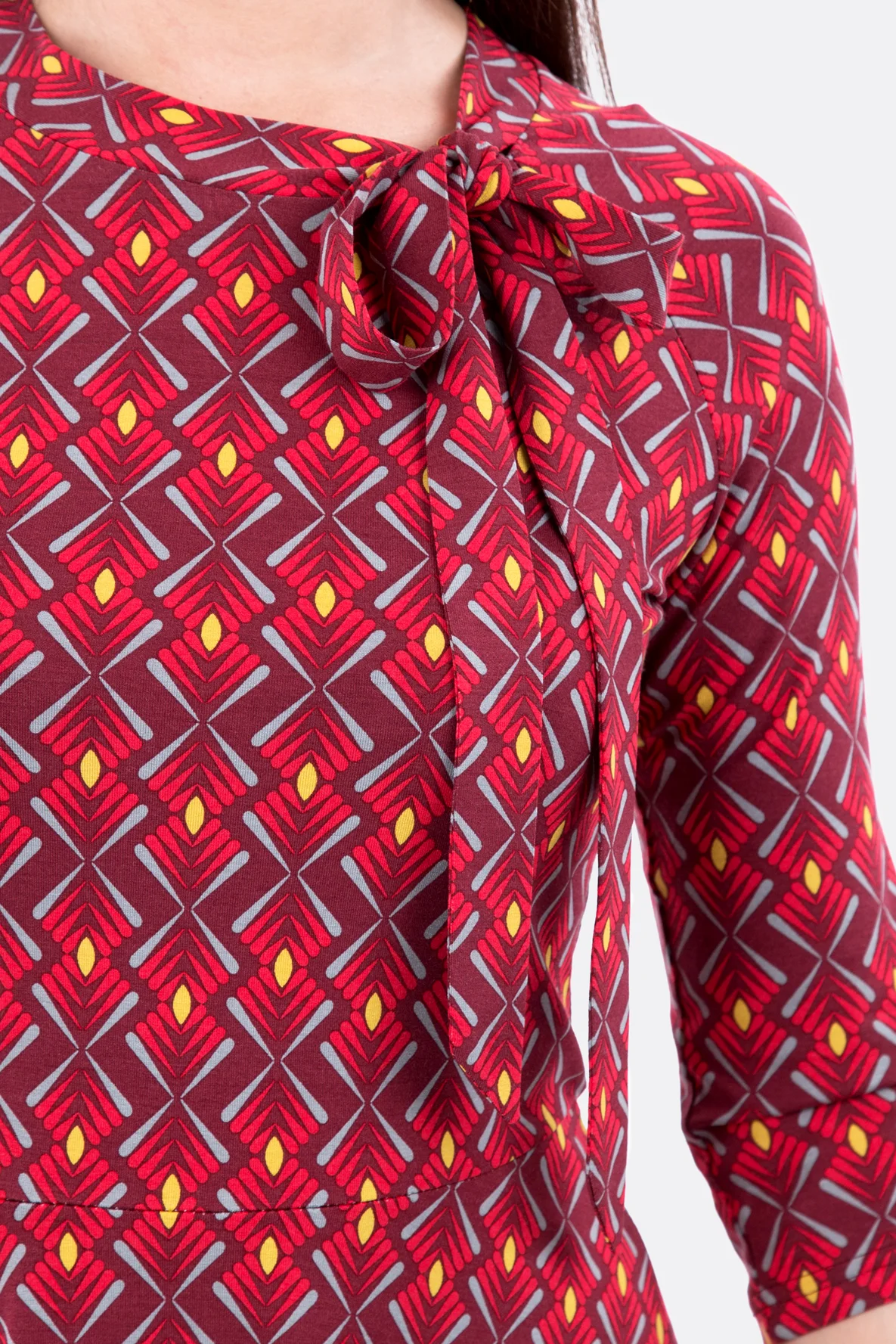 Nähanleitung Raglankleid mit Schluppe selbernähen