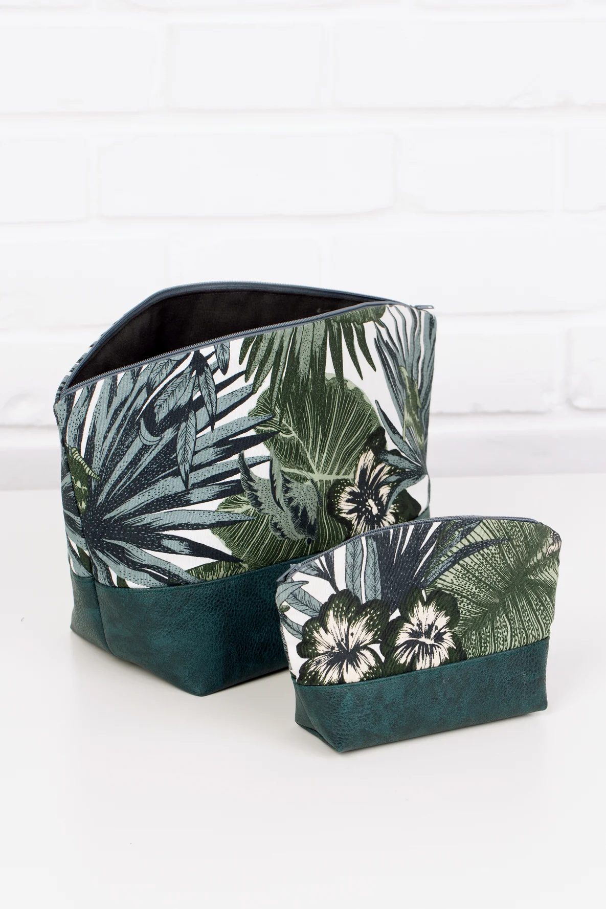 Schnittmuster Kosmetiktasche Kunstleder selbernähen