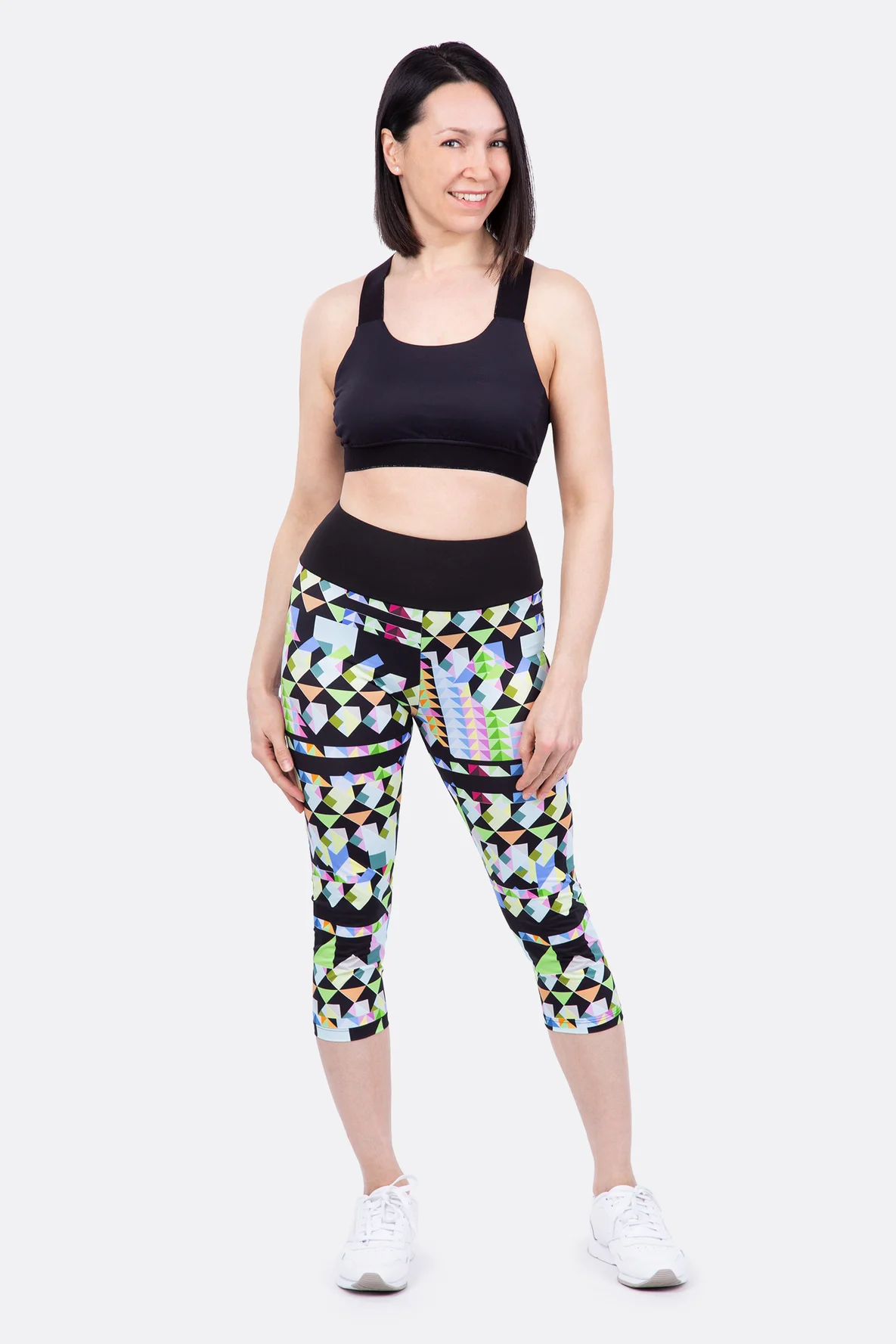 Schnittmuster Leggings Dreiviertellänge Lycra Bustier selbernähen