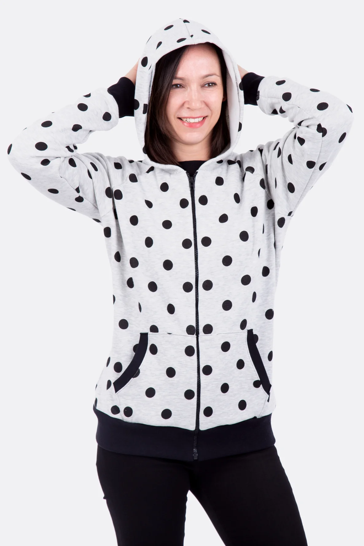 Schnittmuster Damen Kapuzenjacke sportlich nähen