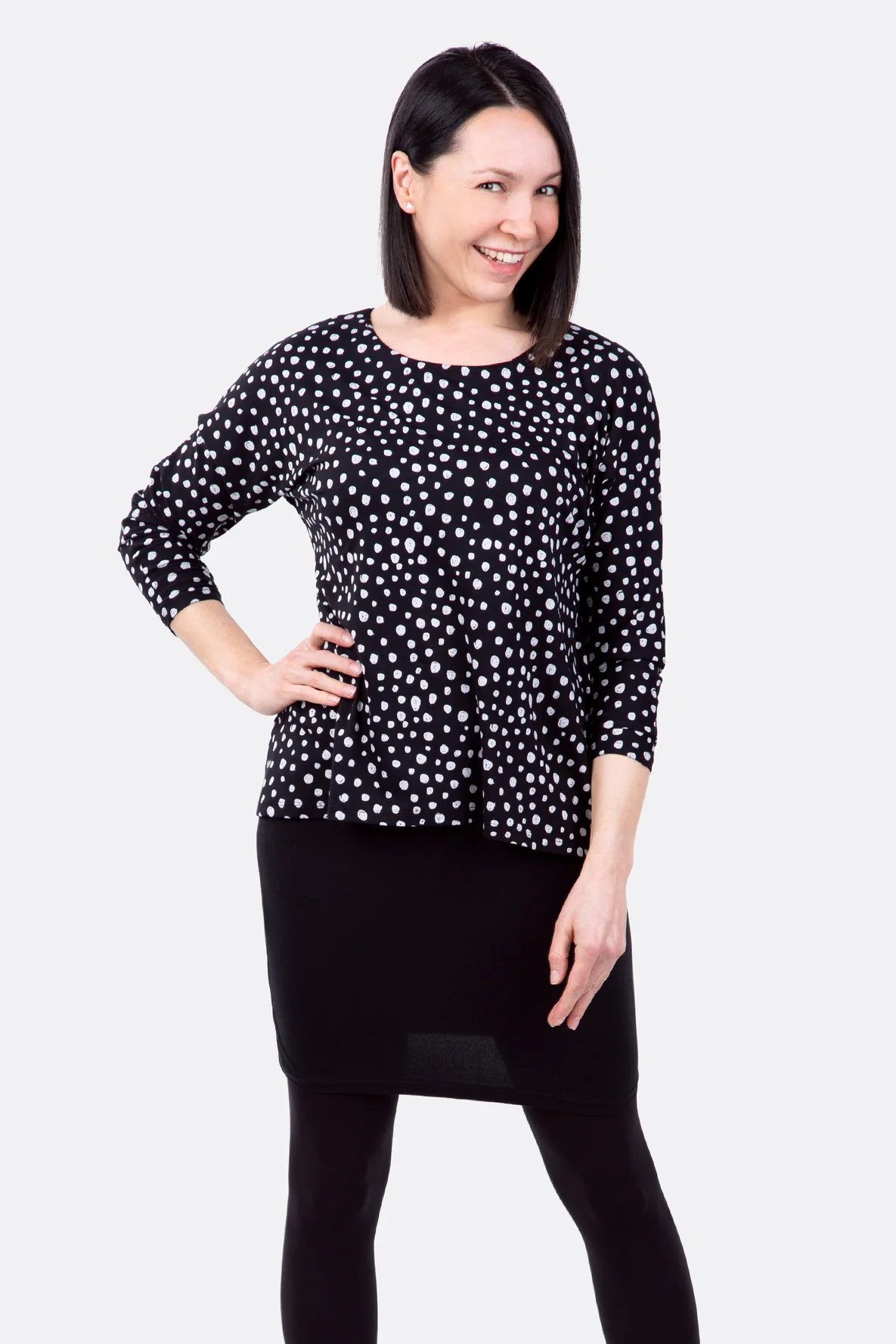 Schnittmuster Damenkleid Lagenlook selber nähen