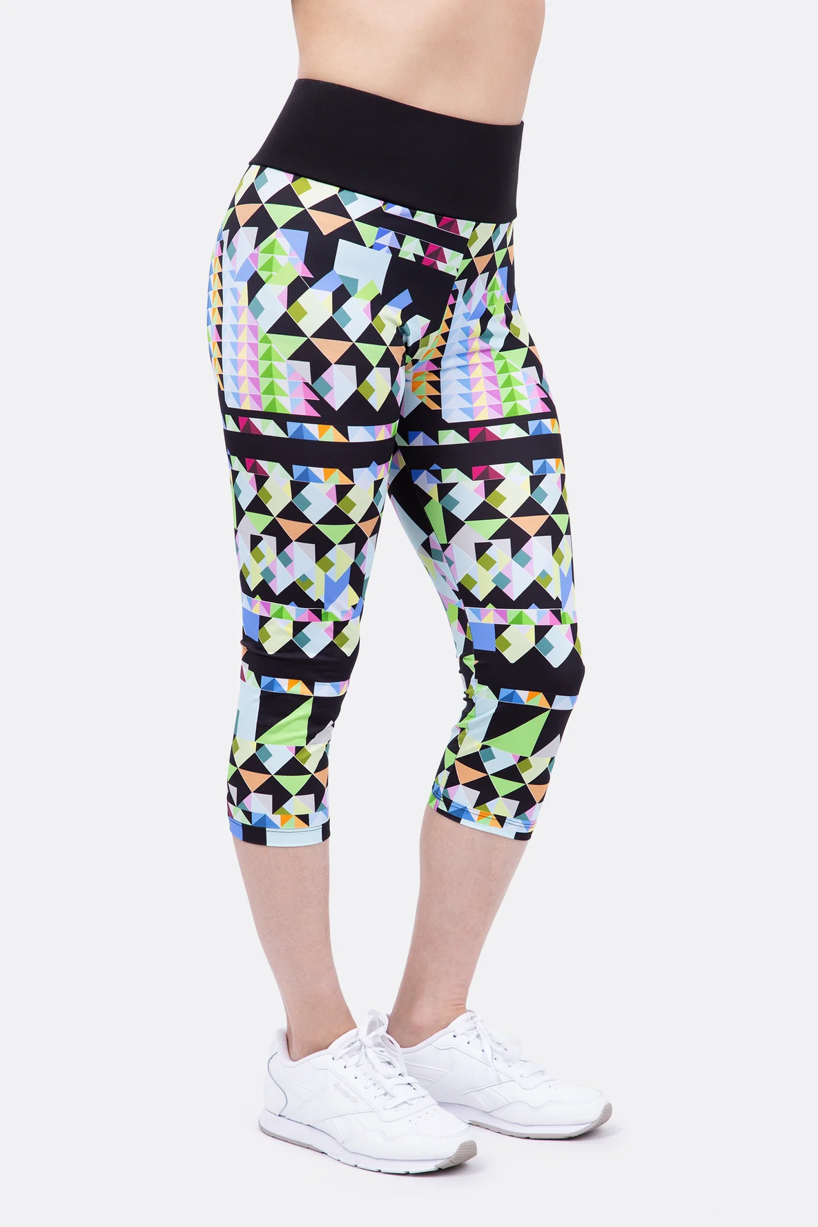 Schnittmuster Sporttights Lycra Anleitung breiter Hosenbund