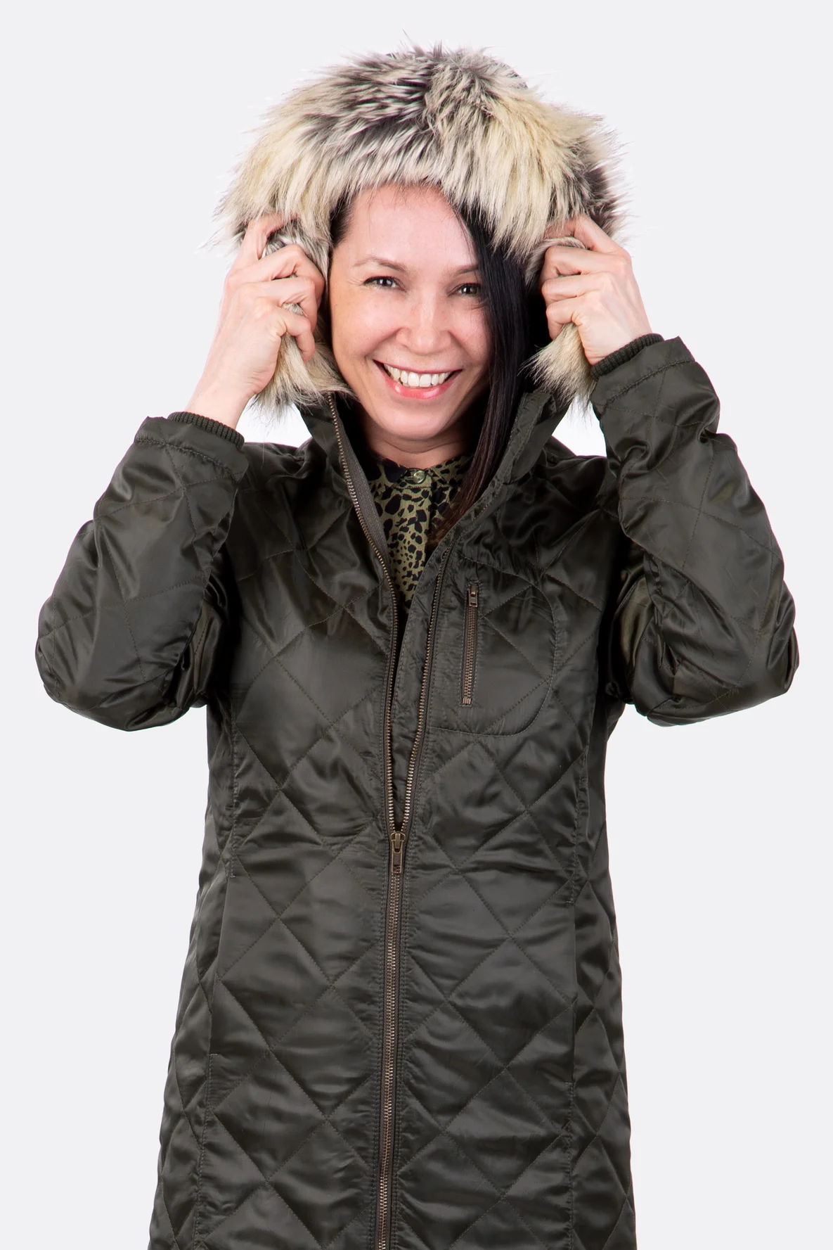 Fellkragen für Steppjacken nähen