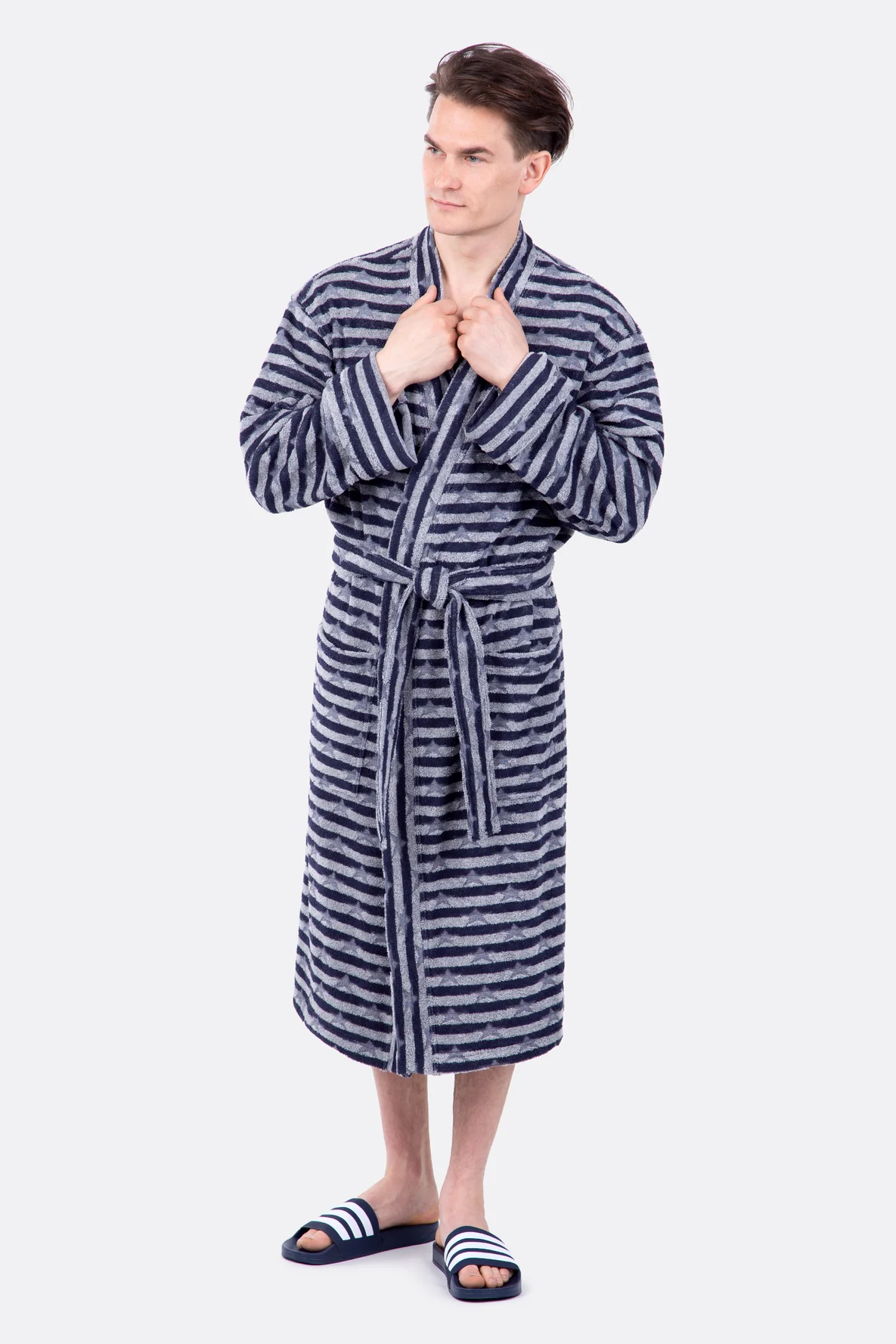 Geschenkidee für Mann: Bademantel selber nähen mit Schnittmuster