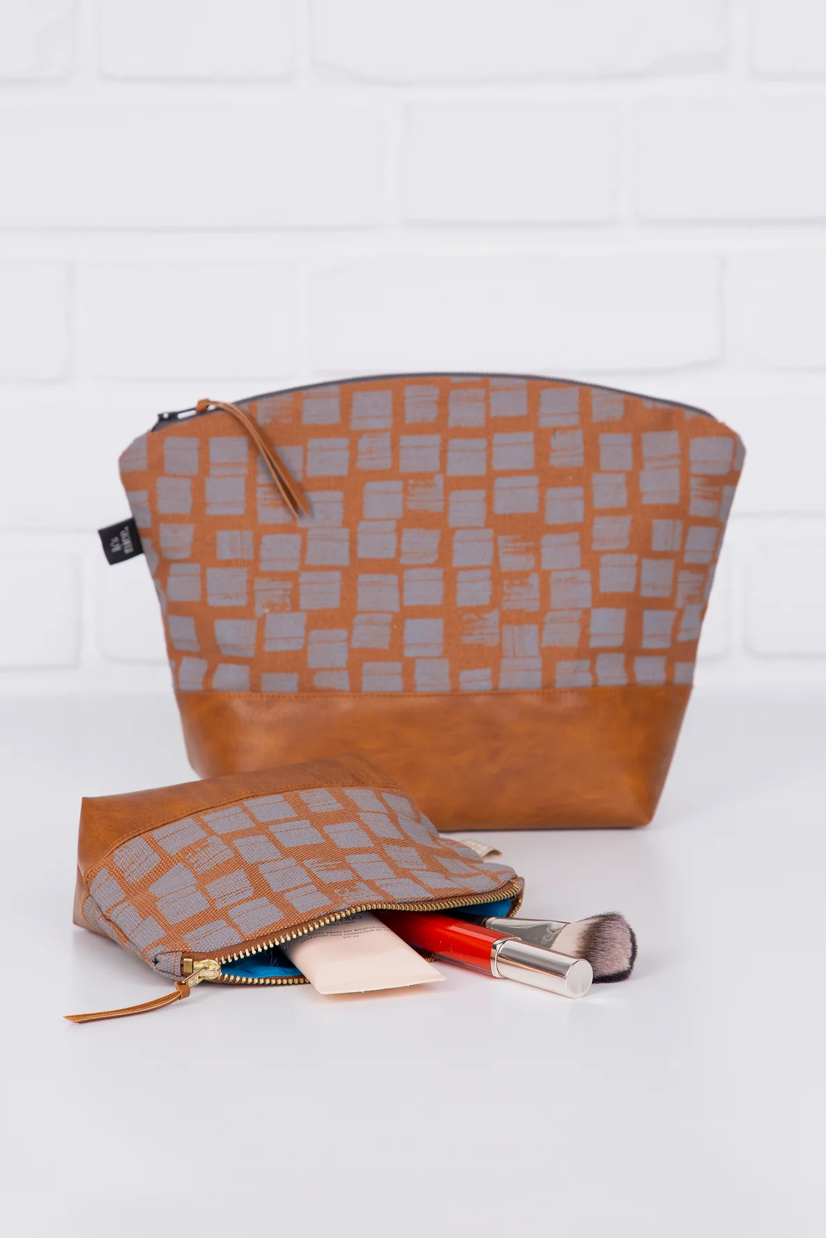 Schnittmuster edle Kosmetiktasche aus Canvas selber nähen