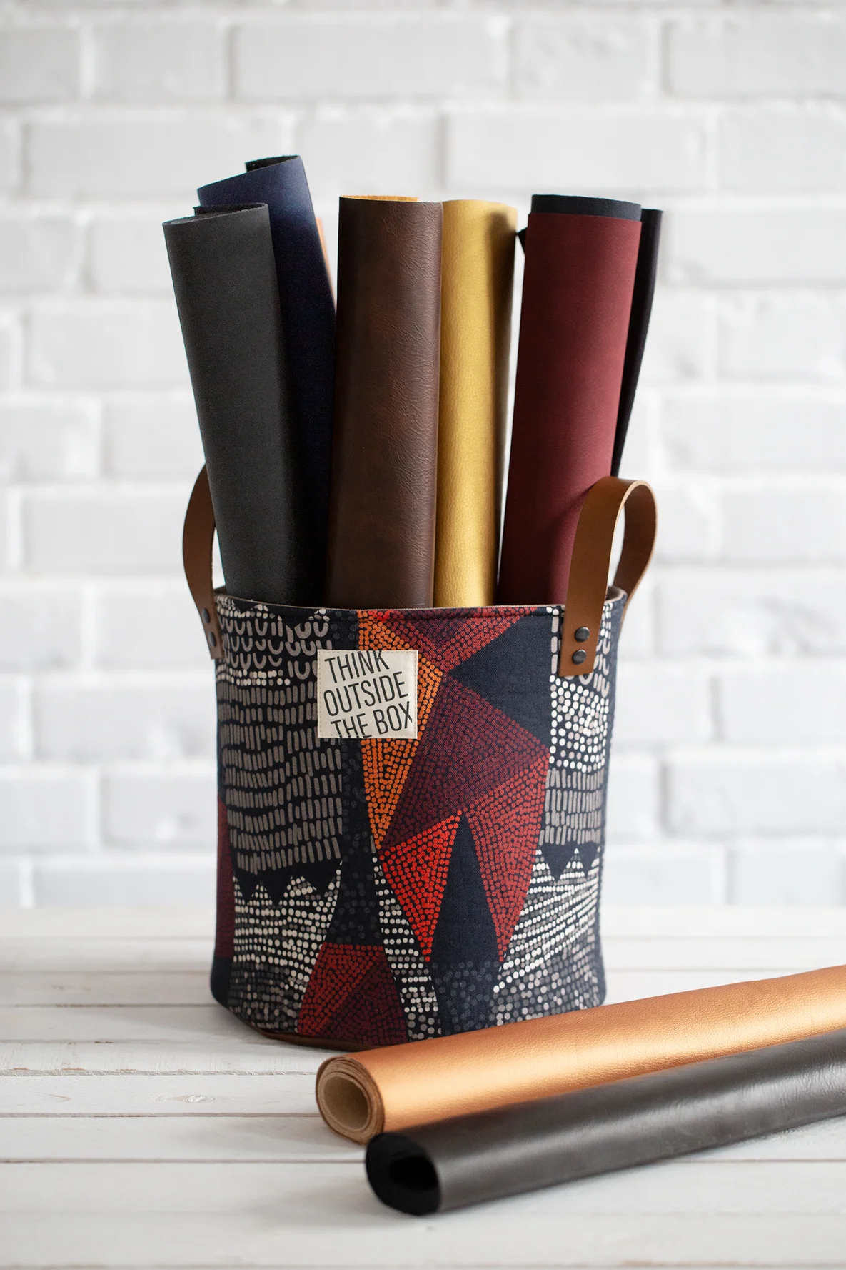 Stoffkorb Aufbewahrung Handarbeitszeug selbernähen Anleitung