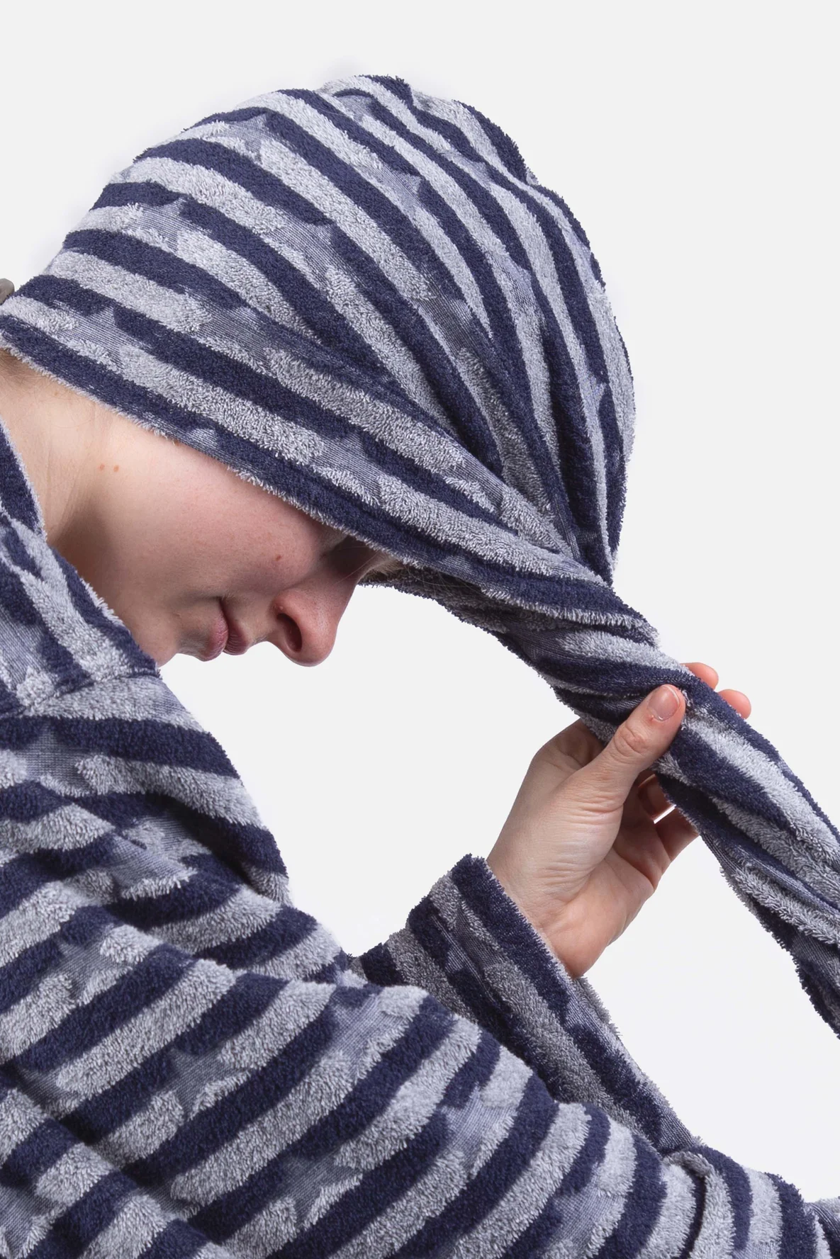 Turban Handtuch Haare einwickeln