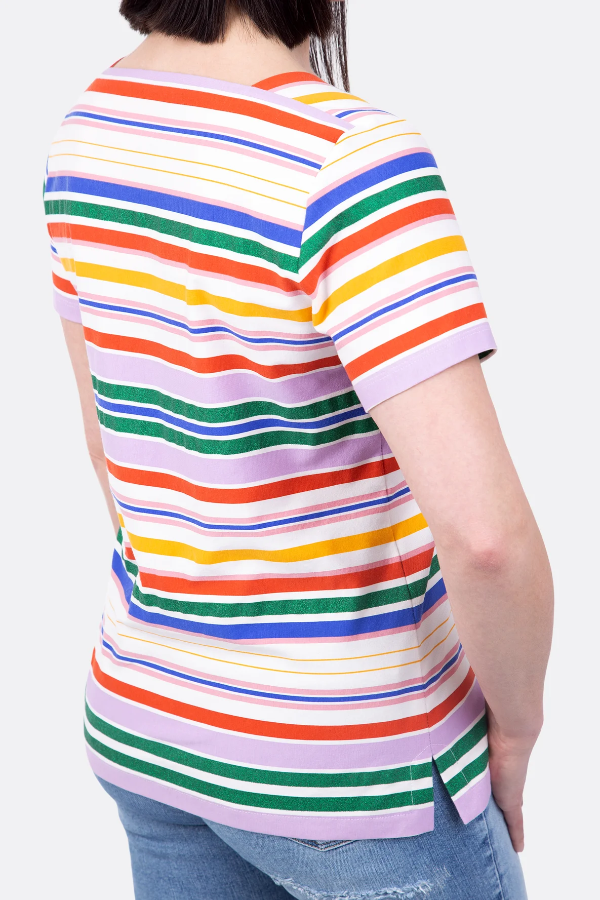 Schnittmuster Damenshirt Sommerlich Streifen nähen