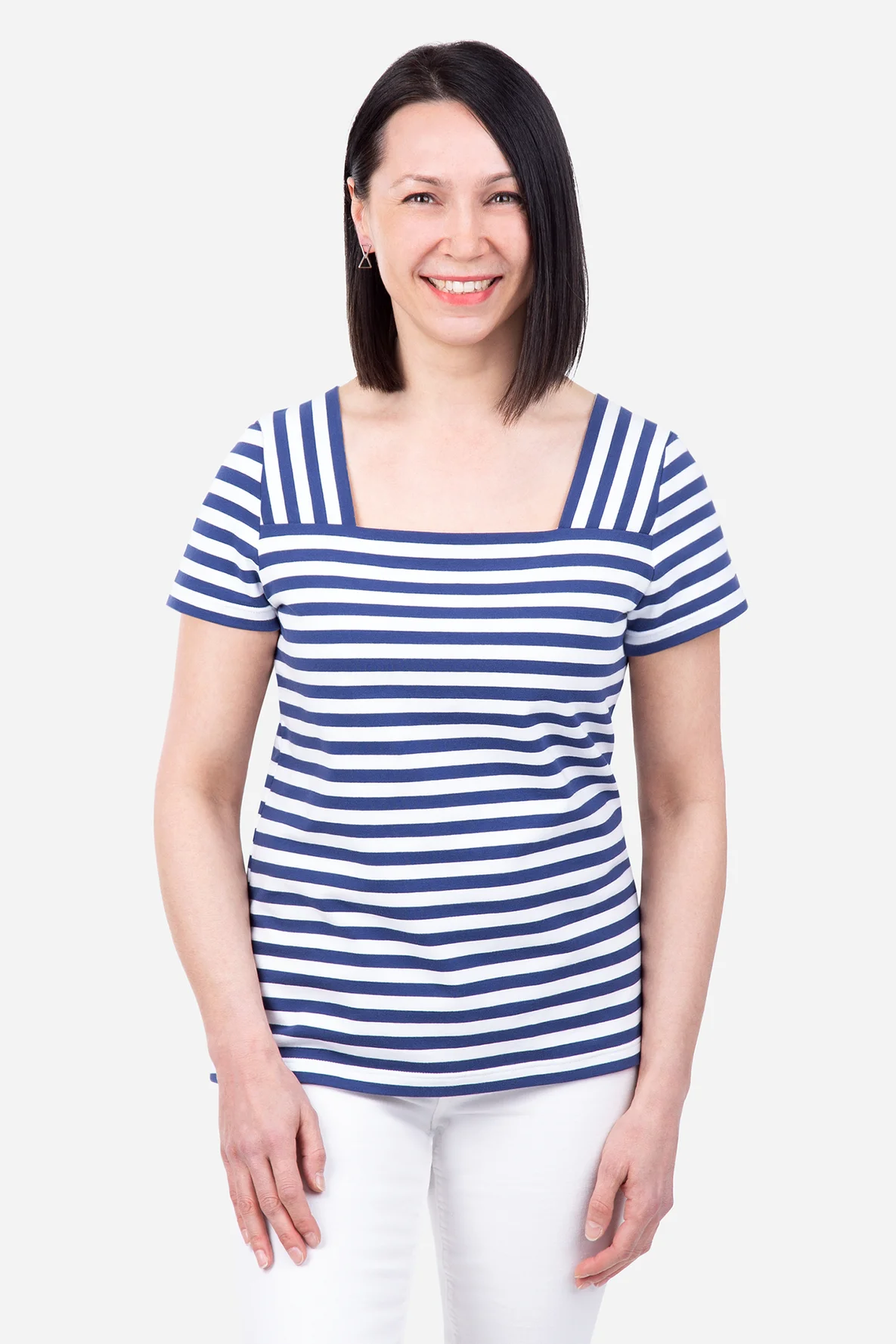 Schnittmuster Jill Damenshirt loose fit French Terry nähen