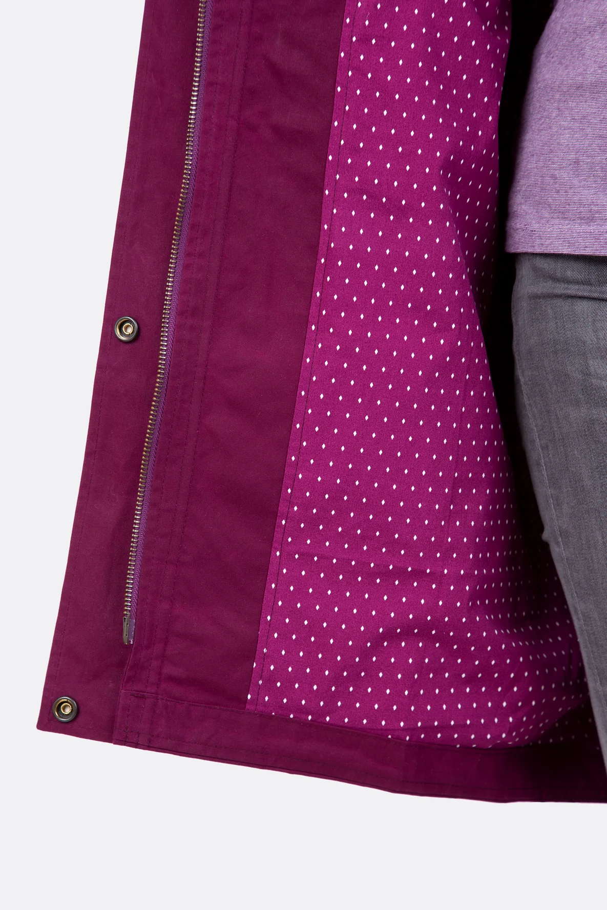 Nähanleitung Jacke füttern mit Beleg