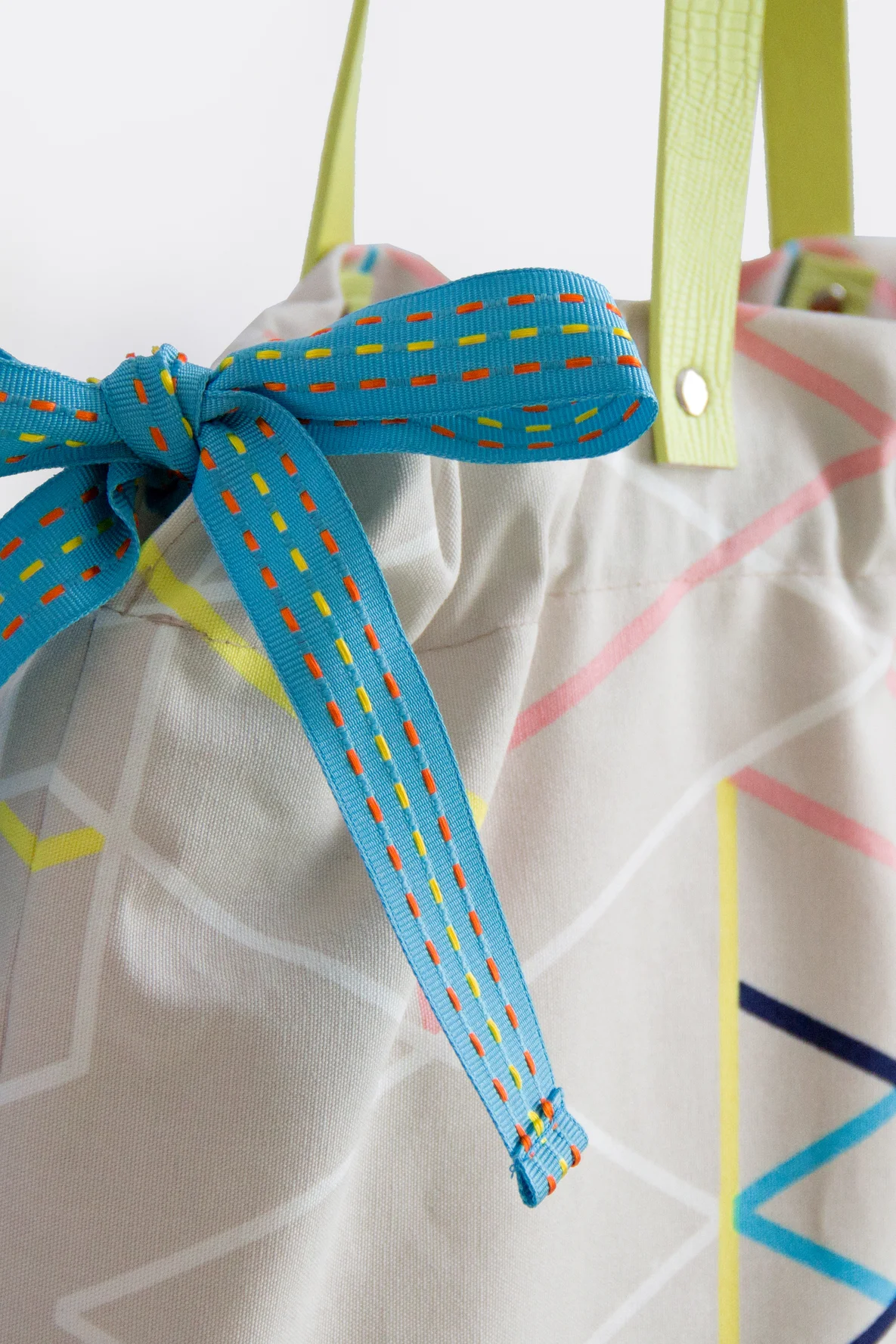 Nähanleitung Strandtasche Schleifen DIY