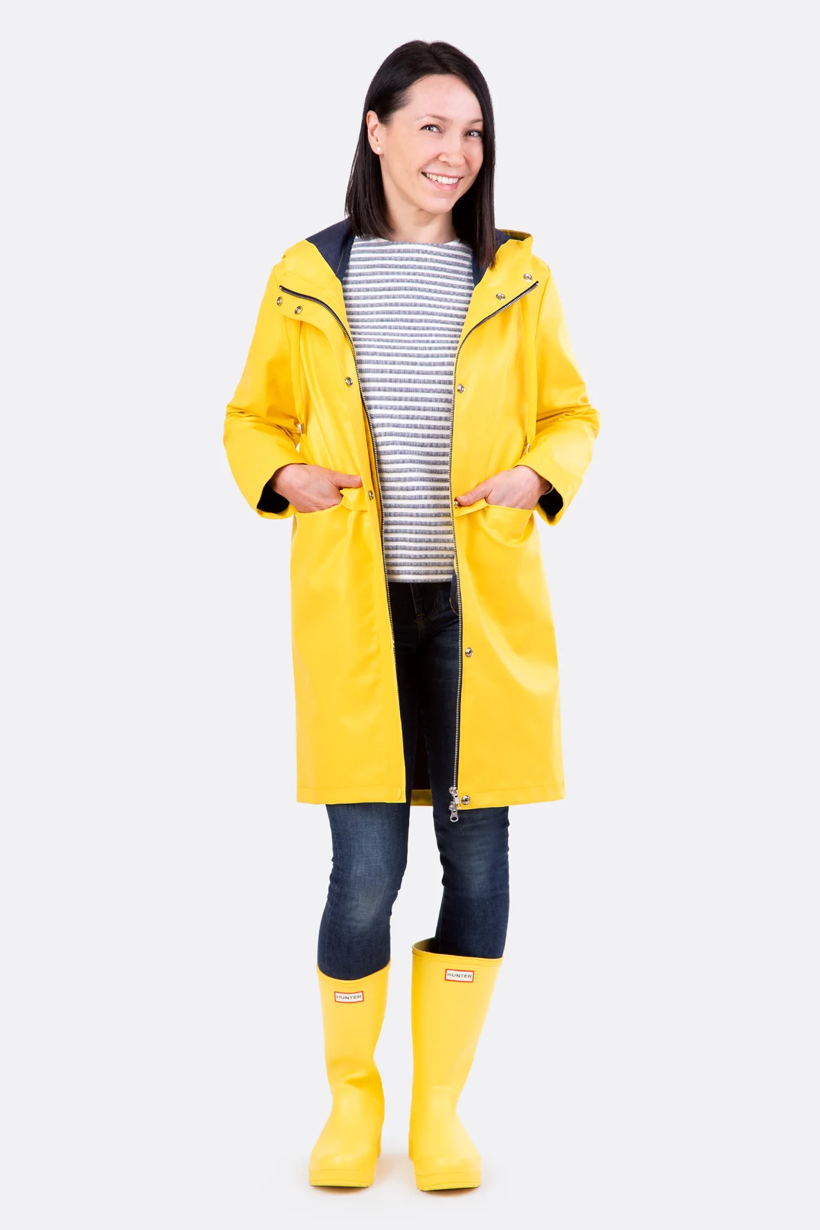 Schnittmuster Damenmantel Parka Regenjacke selbernähen