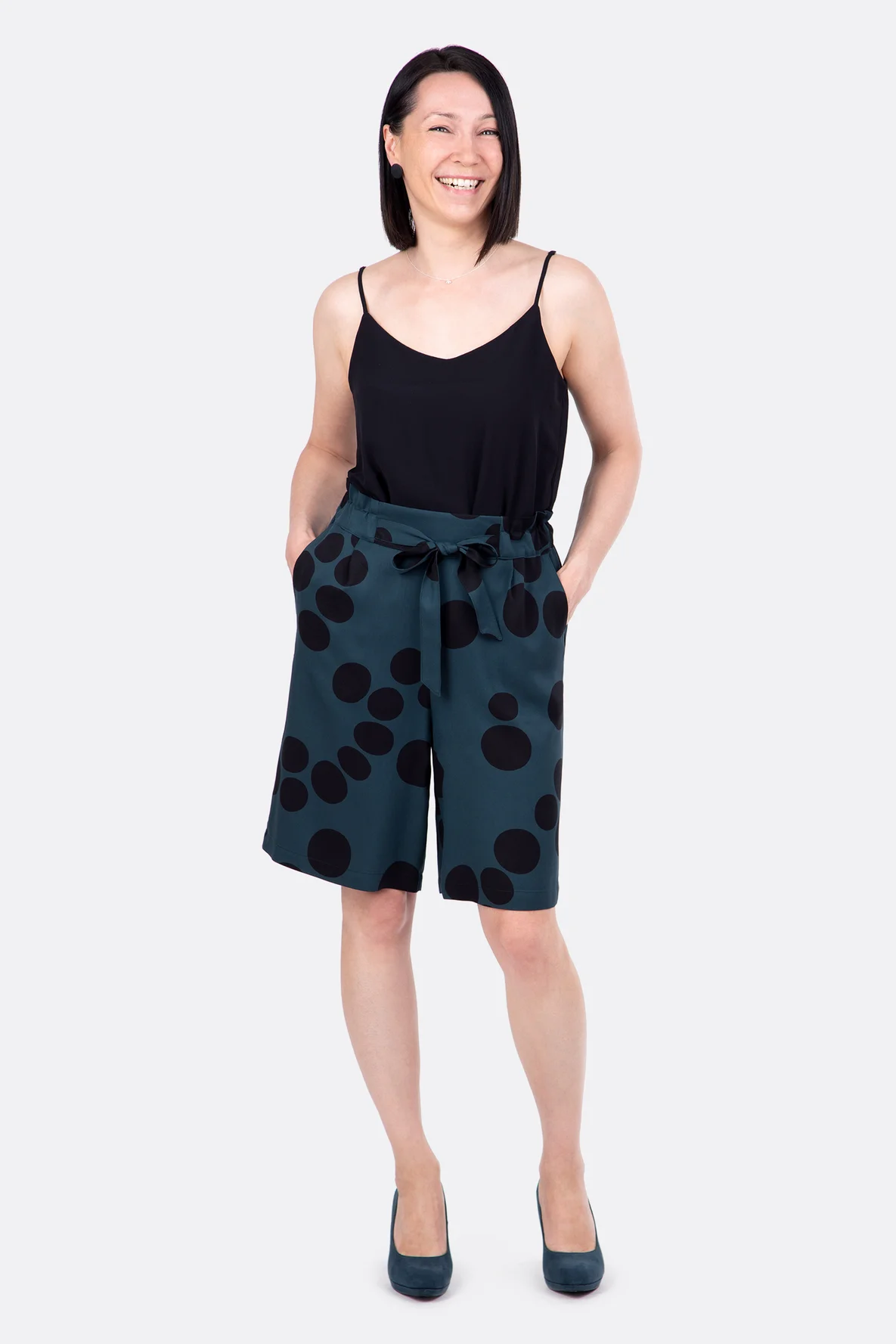 Schnittmuster Damen Bermuda Shorts eleganter Look selber nähen