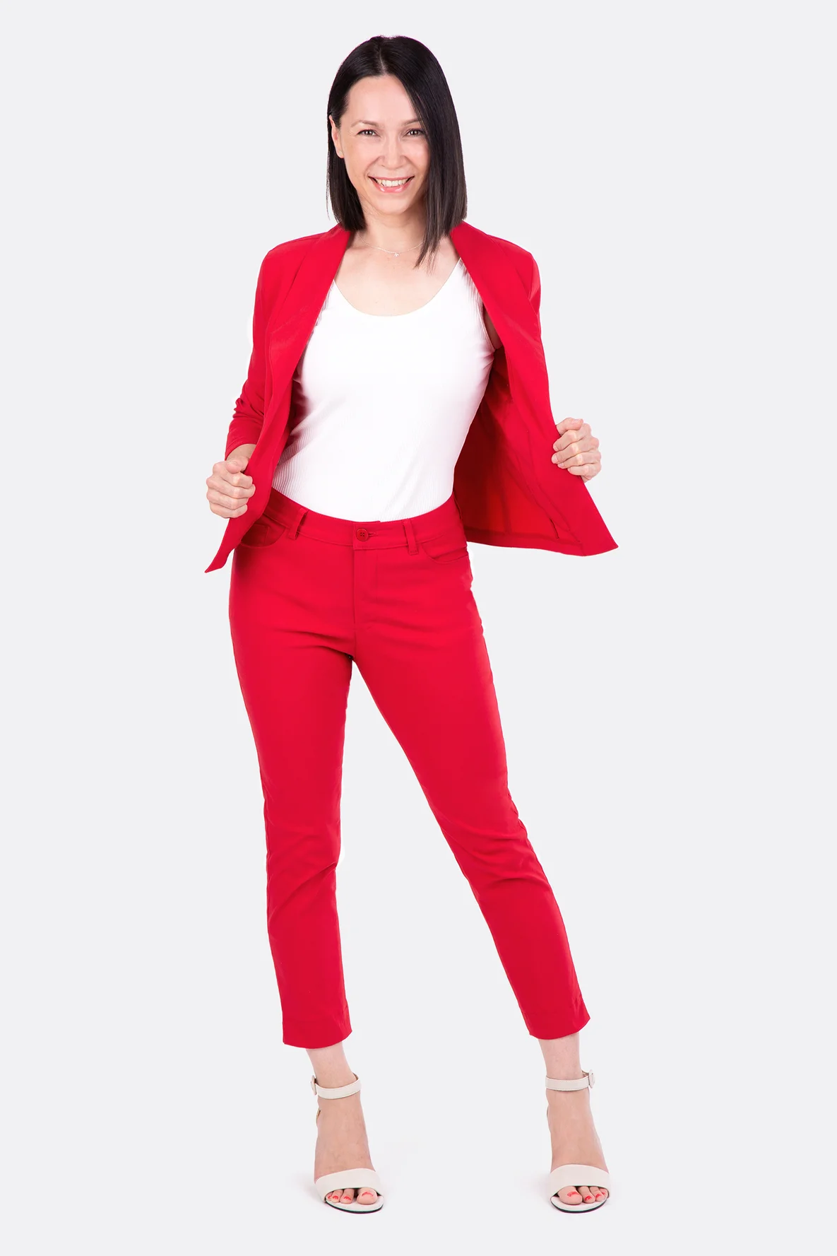 Schnittmuster Business Outfit Jeans Blazer Hoseanzug selber nähen