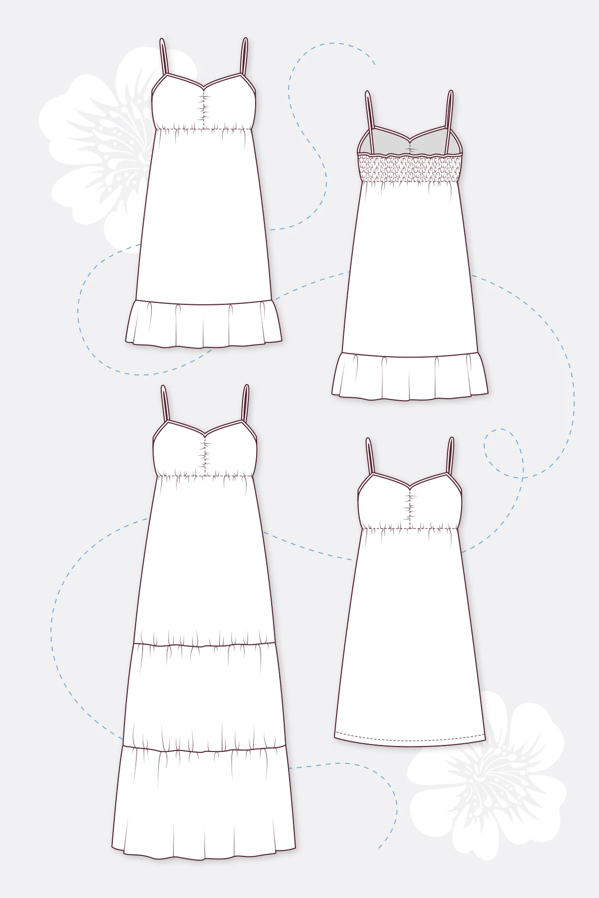 Schnittmuster Svenja Damen Sommerkleid selber nähen