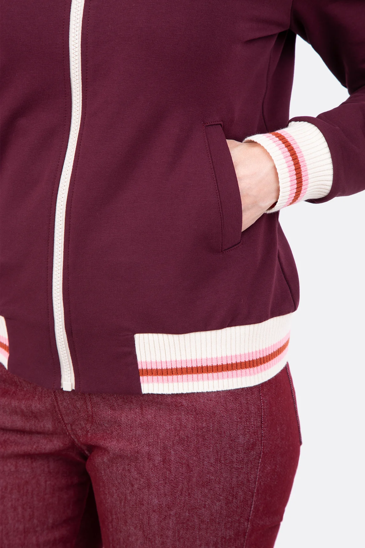 Anleitung Leistentasche Collegjacke selber nähen