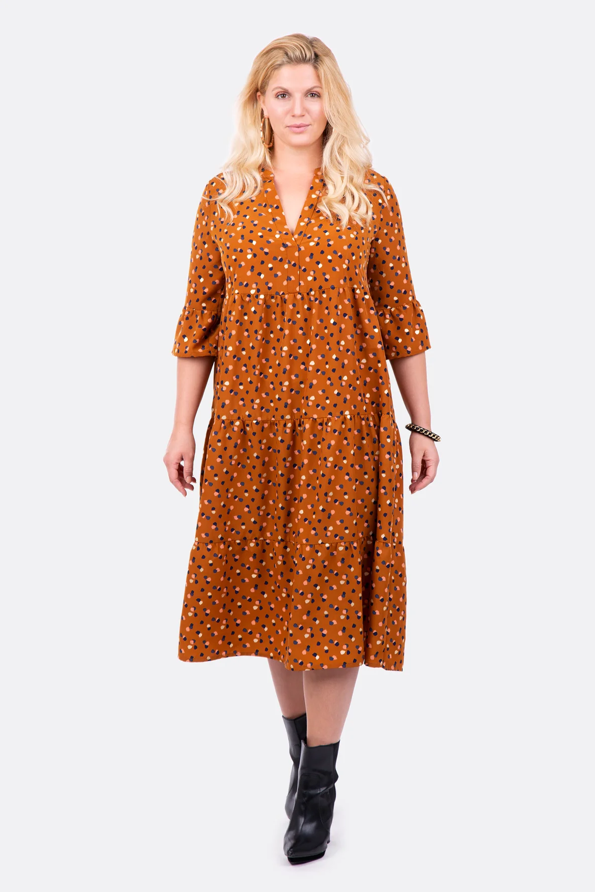 Schnittmuster Bohokleid Tunika Midi-Länge selbernähen