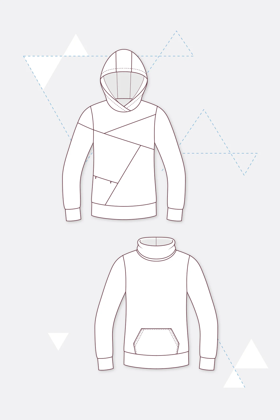 Schnittmuster Luca Kinder Freestyle Hoodie selber nähen