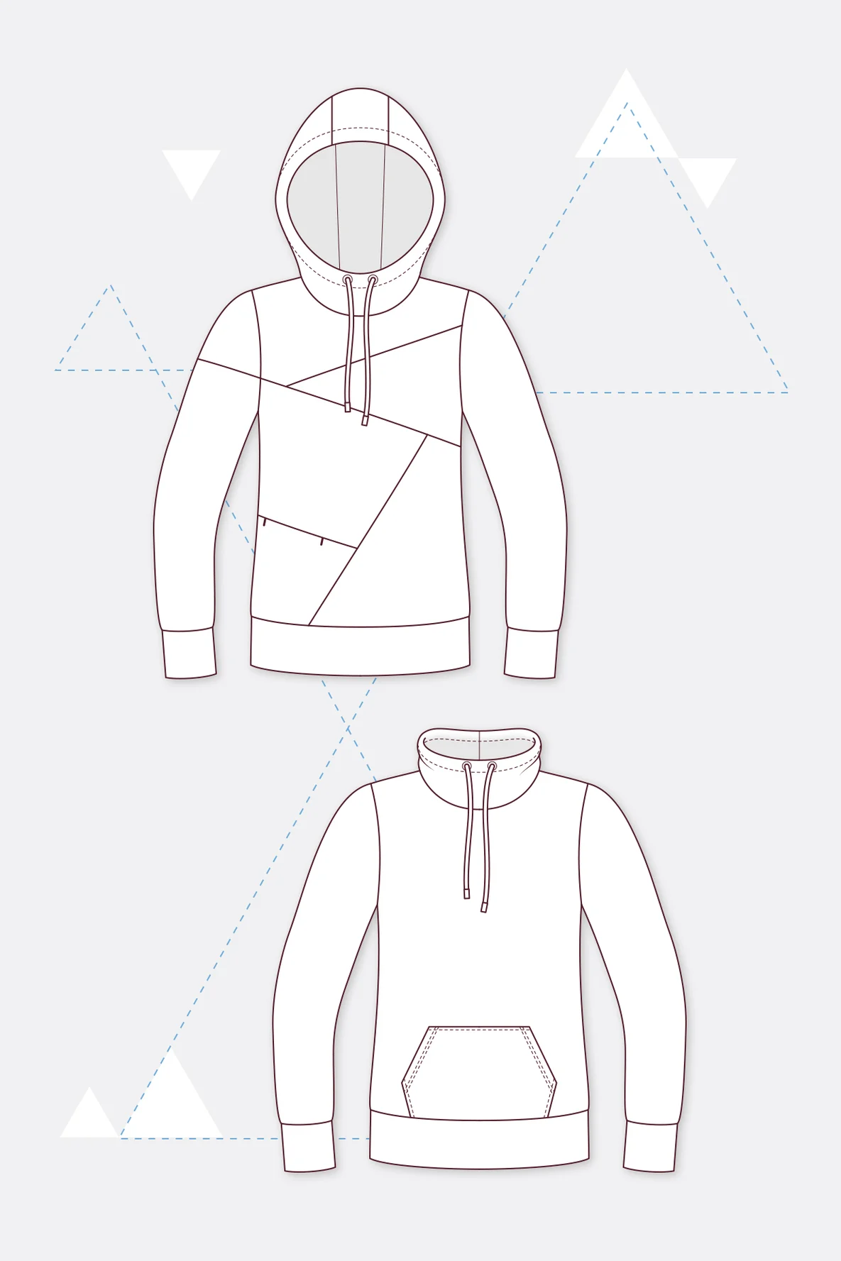 Schnittmuster Mika Teenie Freestyle Hoodie selber nähen