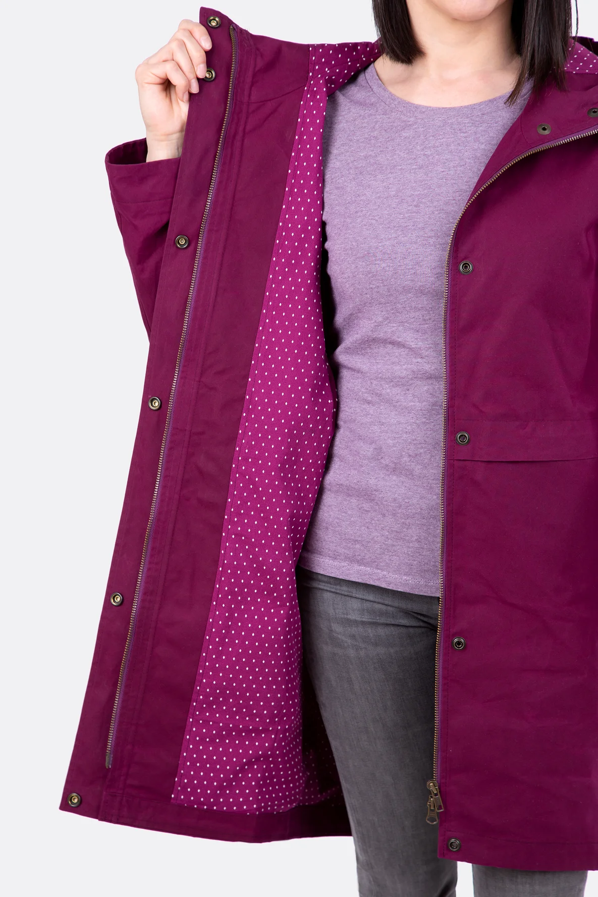 Schnittmuster Parka Futter selber naehen Anleitung