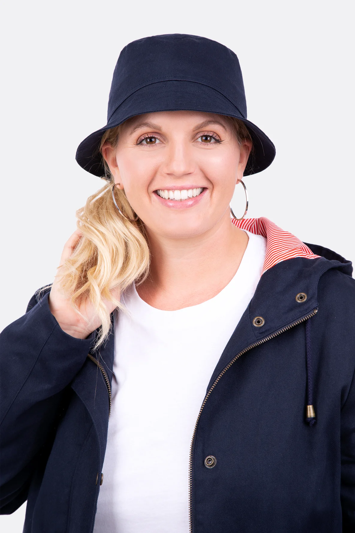 Schnittmuster Bucket Hat Regenhut Oilskin selbernähen