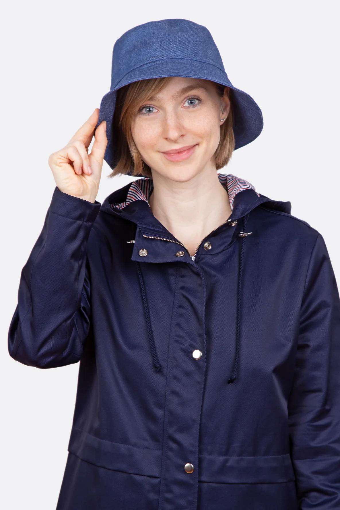 DIY Bucket Hat mit breiter Krempe selber nähen