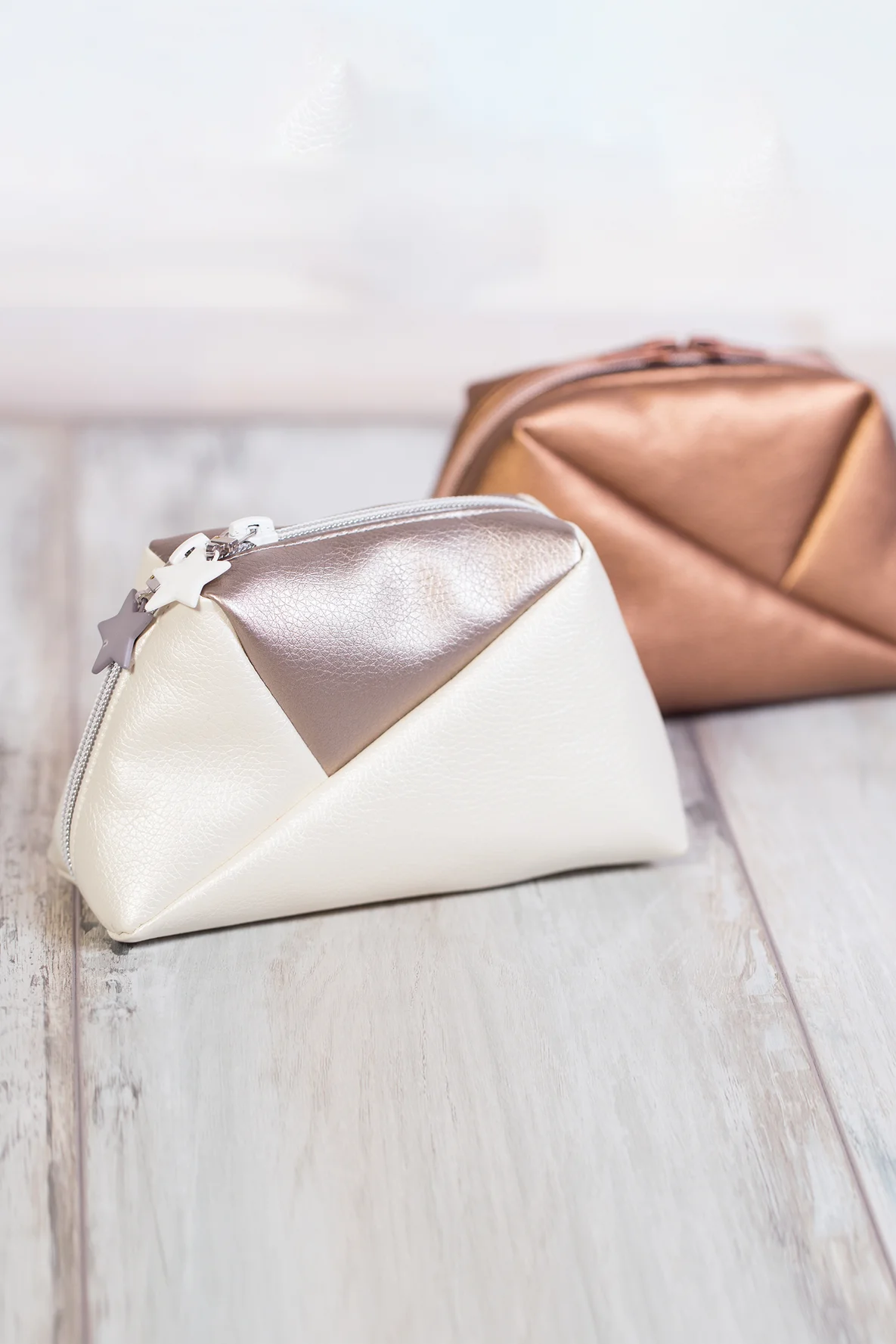 Kosmetiktasche selber nähen tolles Design