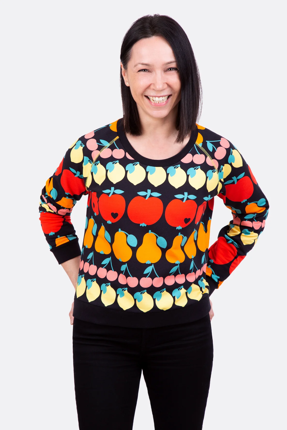 Schnittmuster Amy Damen shirt Raglanärmel selber nähen