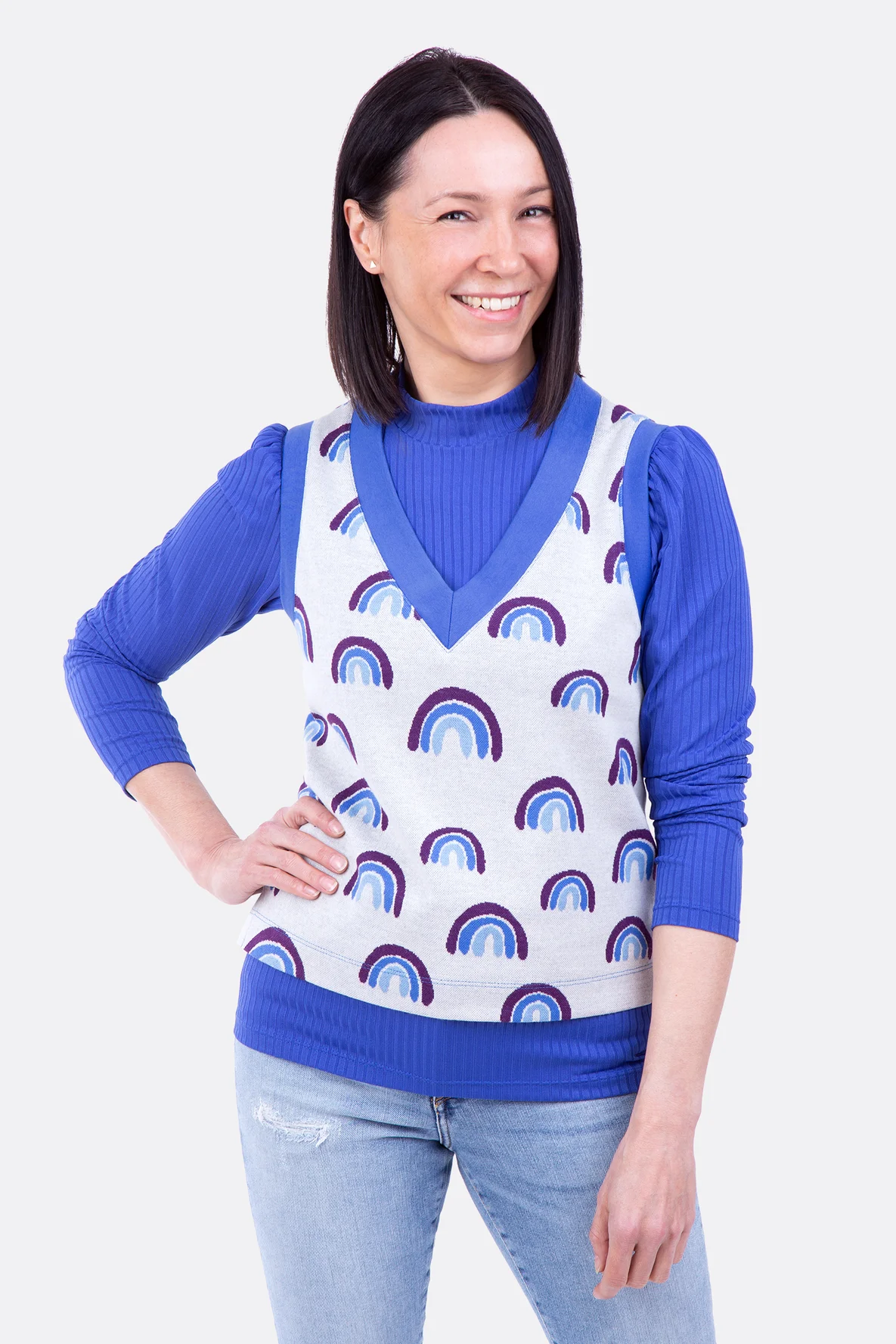 Schnittmuster Damen Westover V-Ausschnitt Videoanleitung