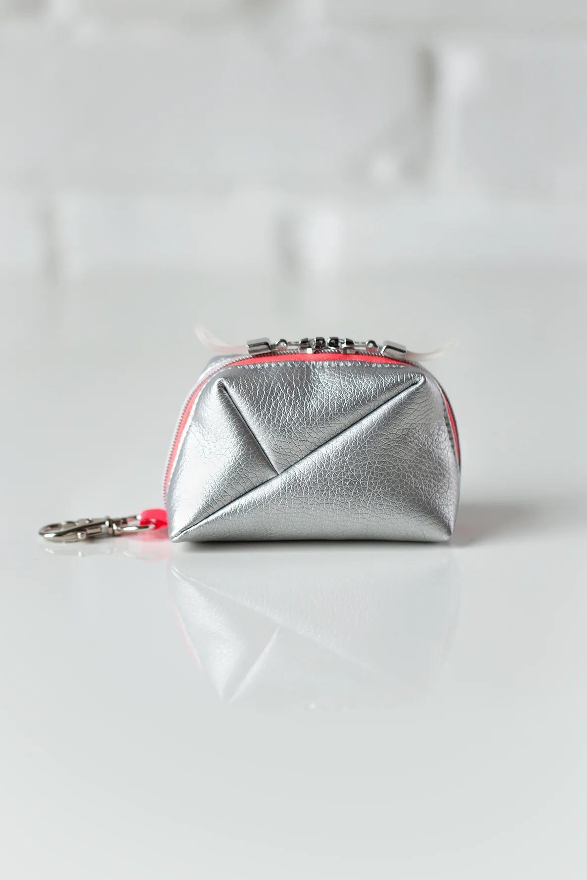 Schnittmuster Schlüsselanhänger Mini Tasche Kunstleder nähen