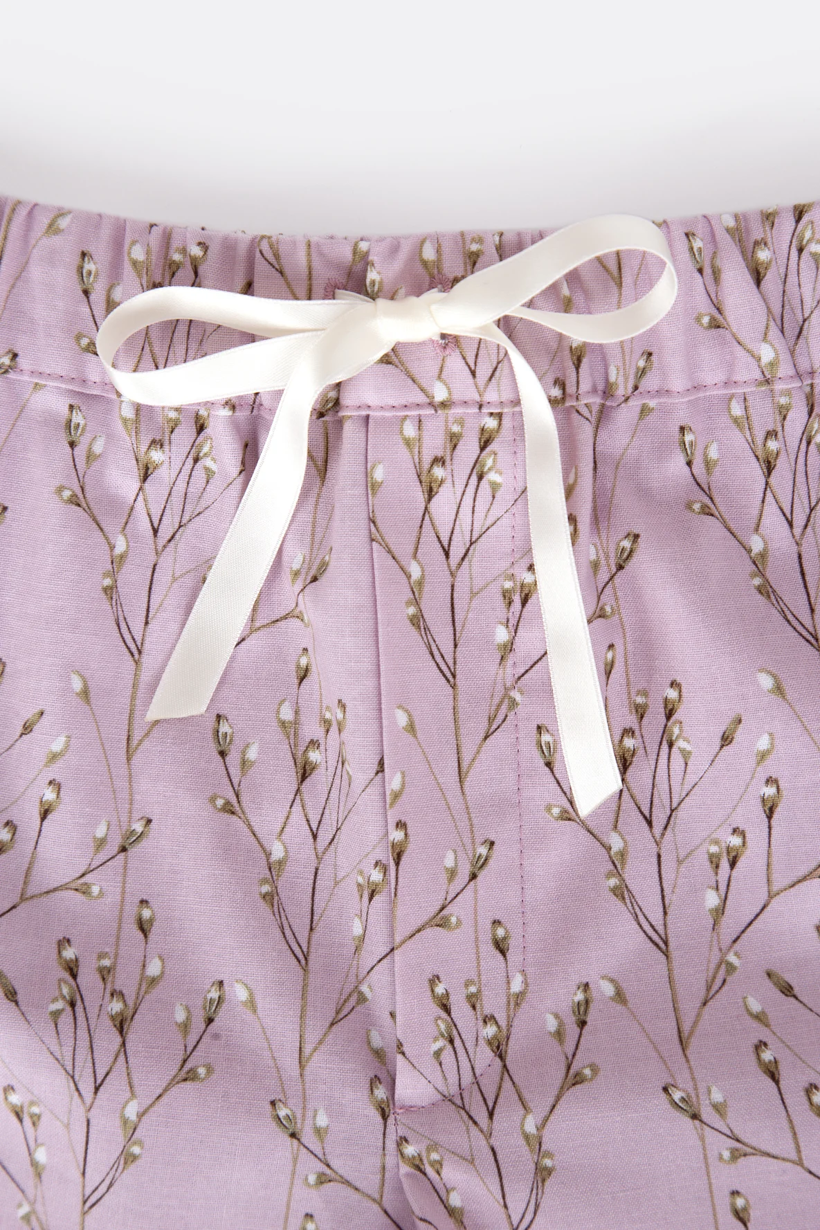 Nähanleitung Frauen Shorts Fake Schlitz Gummibund Schleife