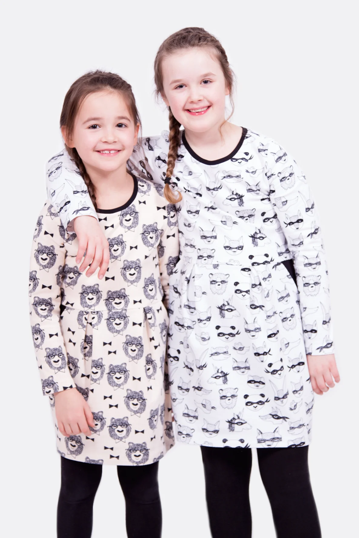 Schnittmuster Kinder Jersey Tulpenkleid nähen