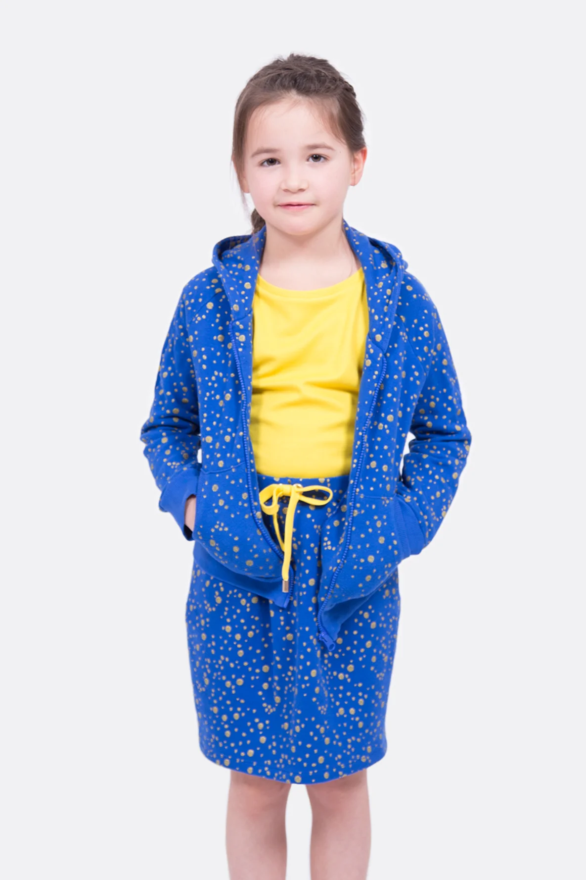 Schnittmuster Kinder Sweatrock Kordel nähen