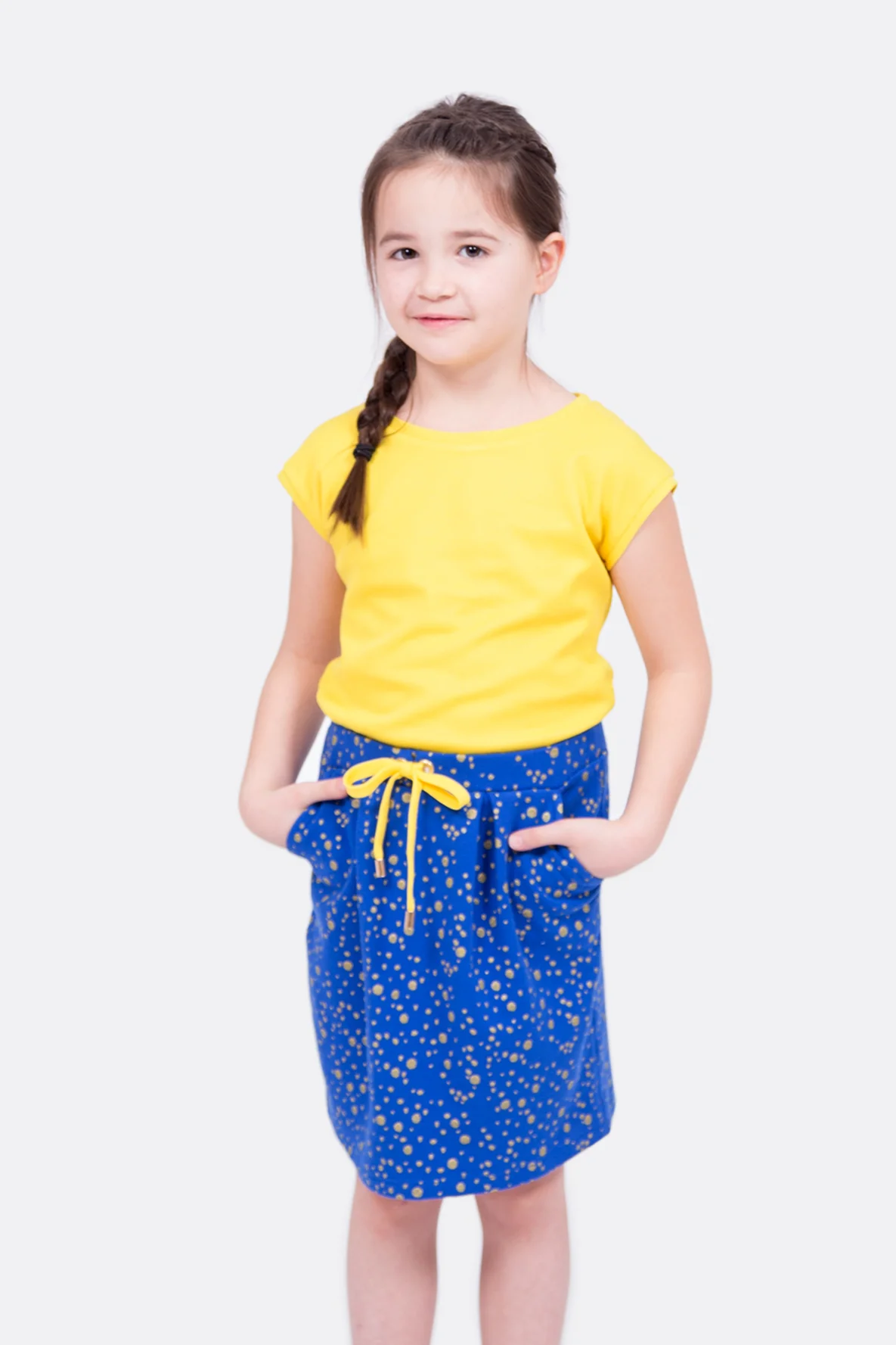 Schnittmuster Kinder Sweatrock Tulpenrock nähen