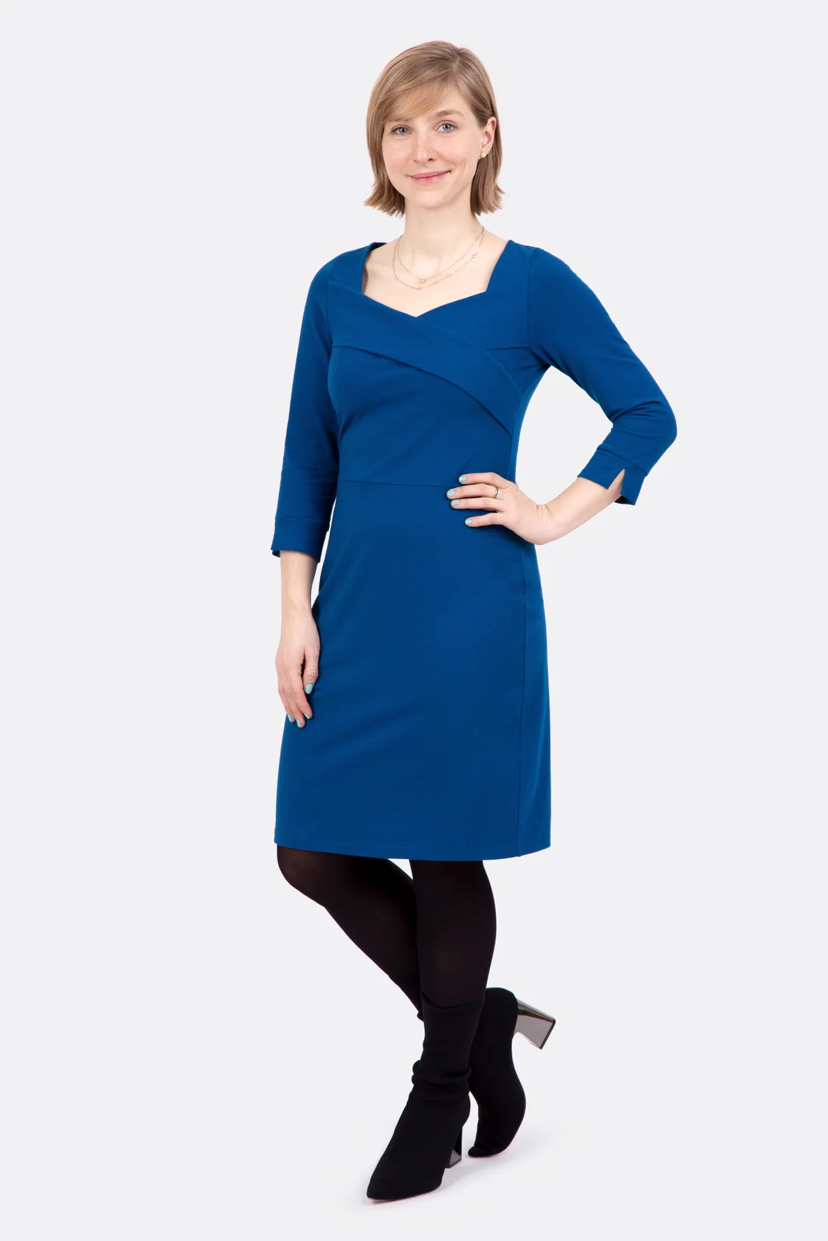 Schnittmuster Macy pattydoo Etuikleid elegant nähen