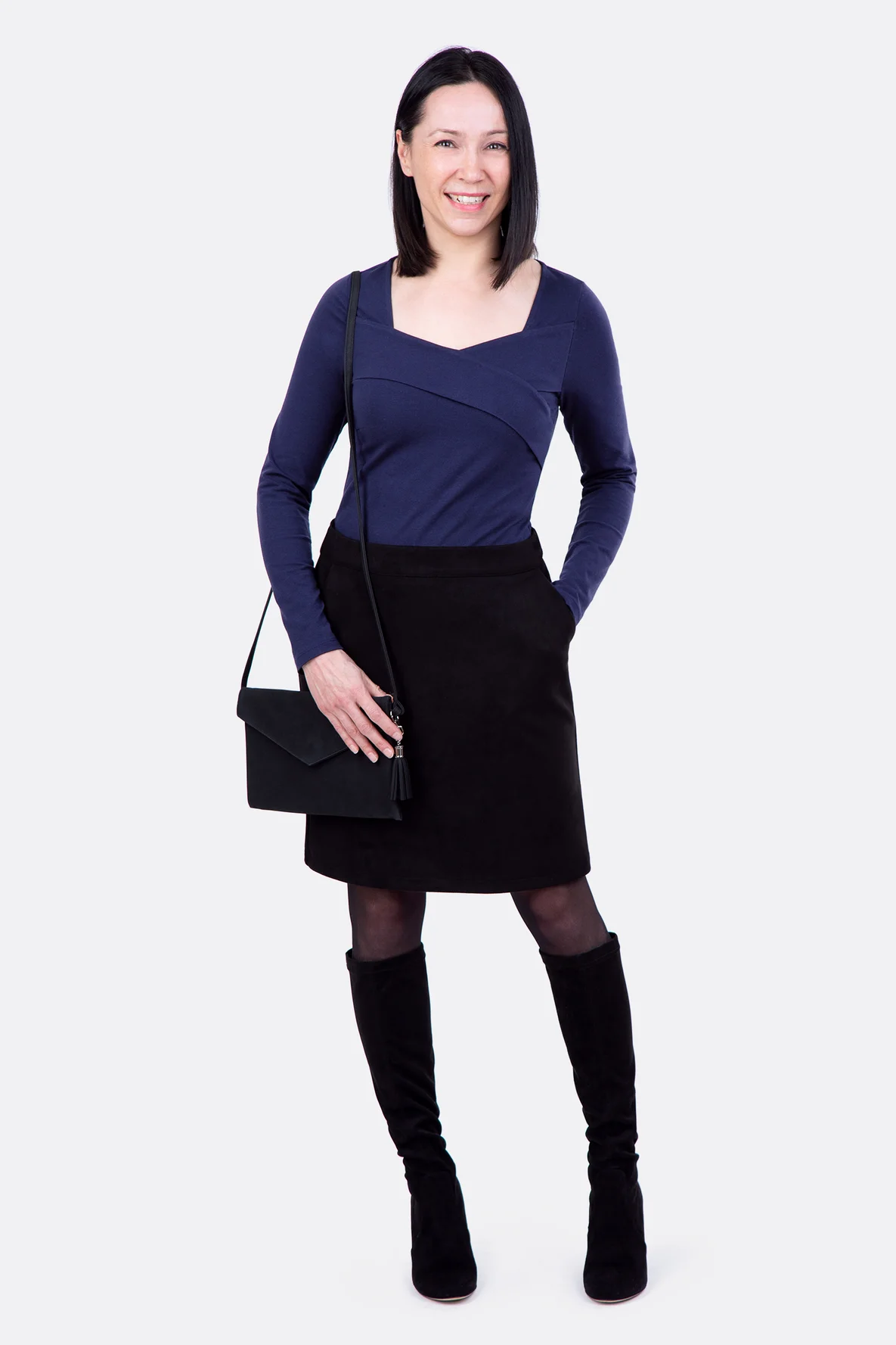 Schnittmuster Outfit Shirt Helen Rock Tessa selber nähen